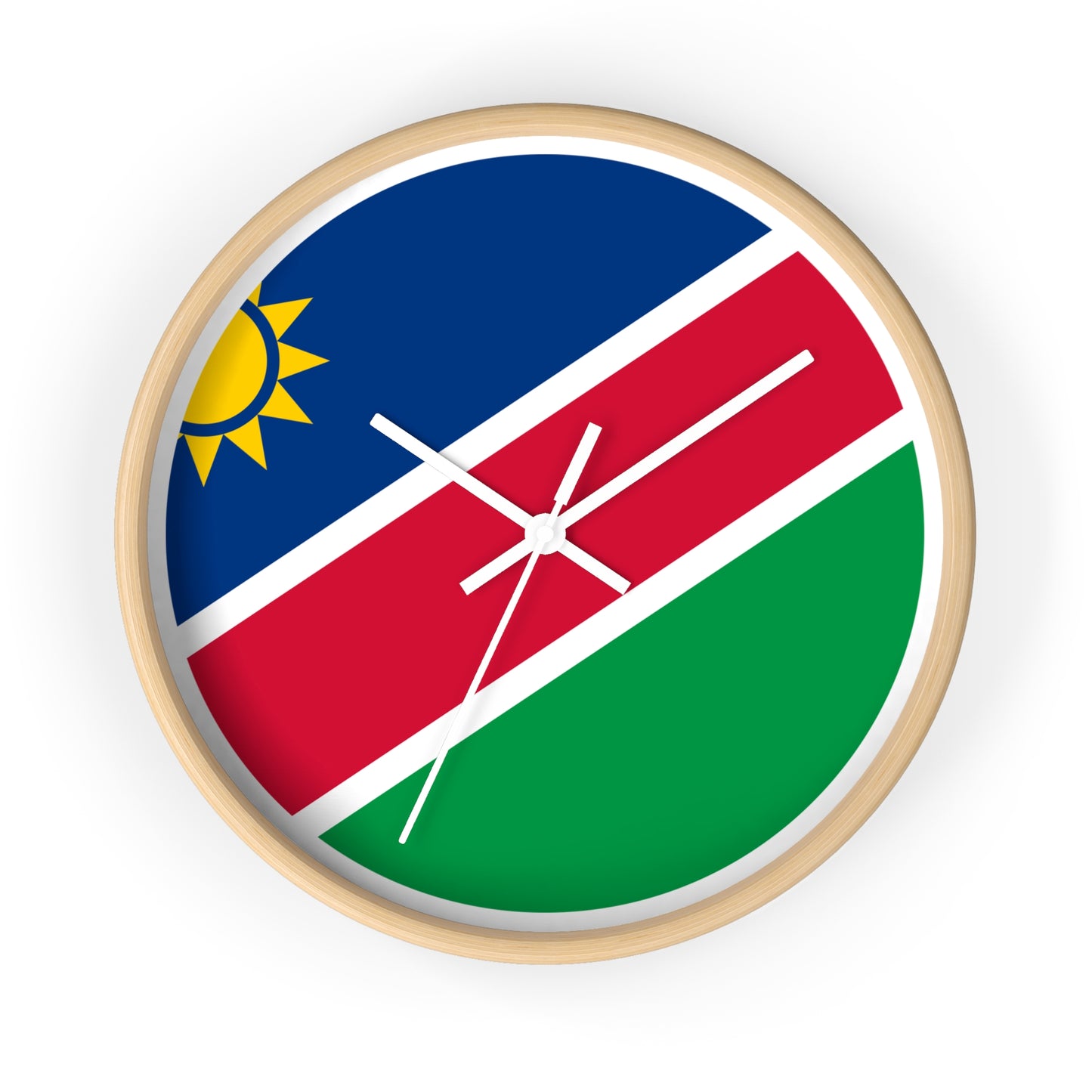 Namibia Flag Wall Clock - Vibrant Timepiece for Home Decor and Gifts