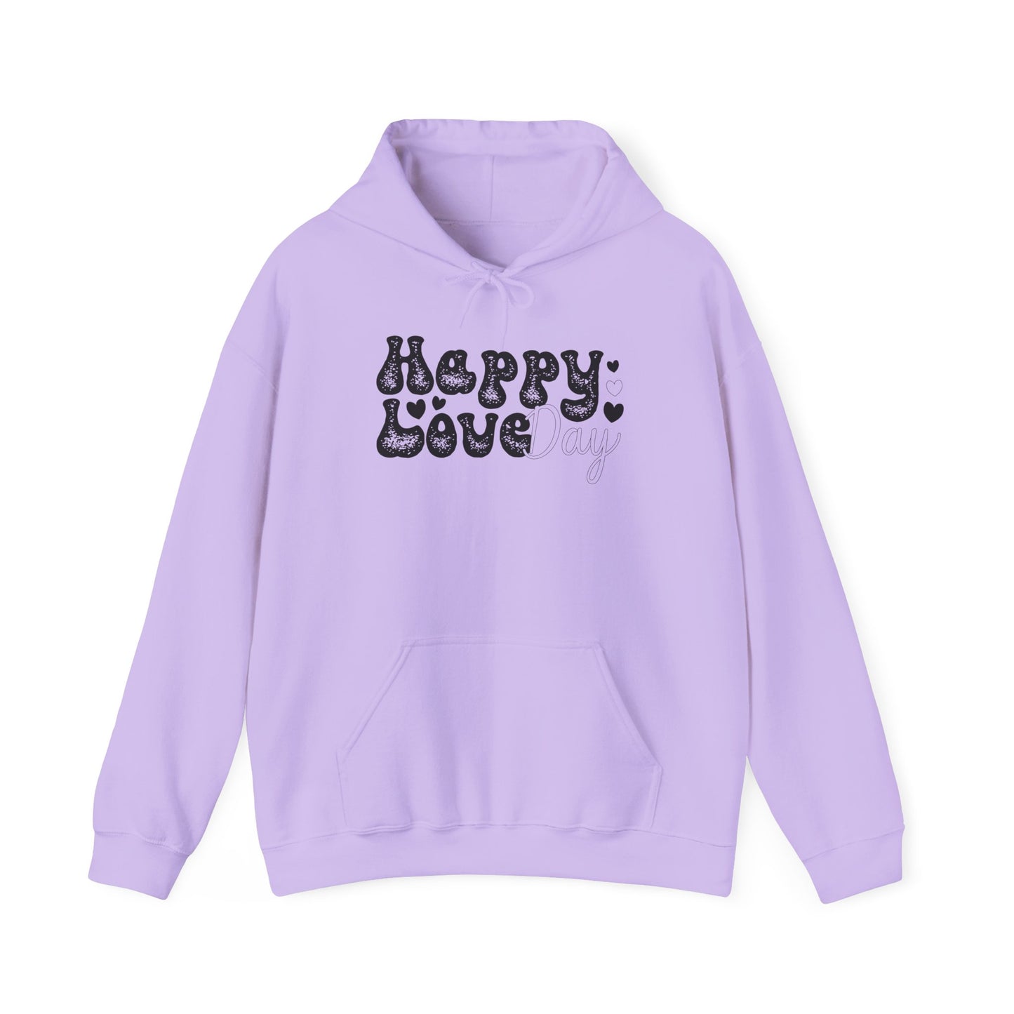 Unisex Happy Love Day Hoodie - Cozy Moments, Valentine's Day, Gift for Loves