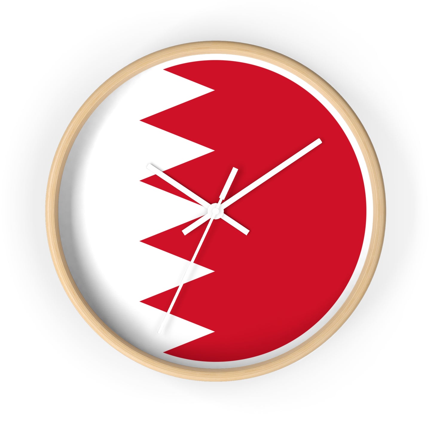 Bahrain Flag Wall Clock - Modern Home Decor for National Pride