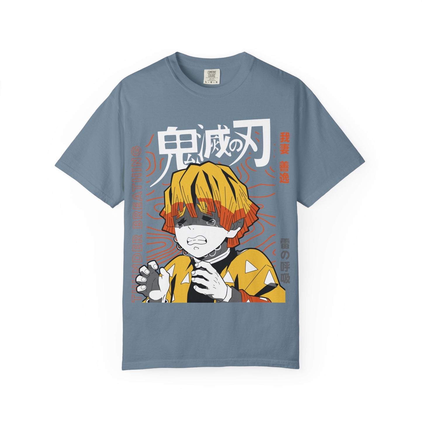 Unisex Anime Demon Slayer Inspired T-Shirt Thunder Breathing