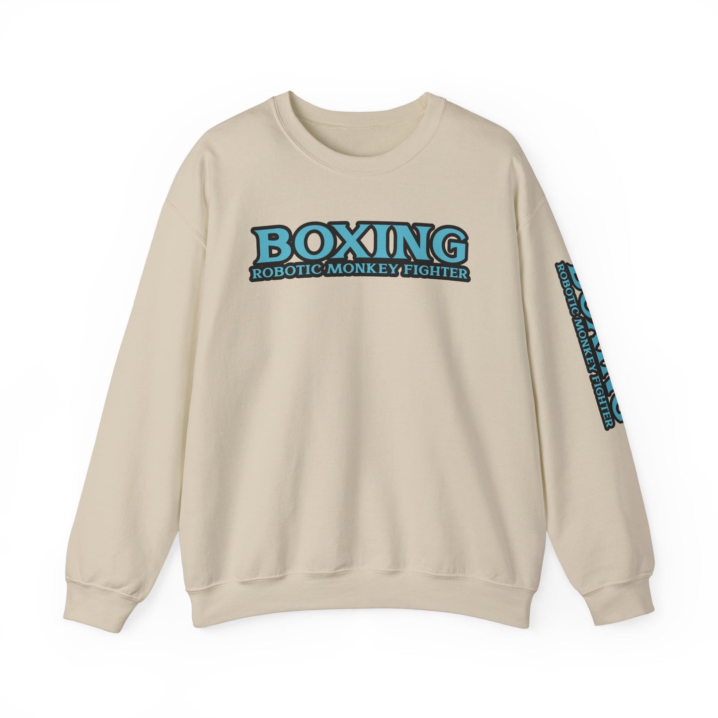 Men Boxing Robotic Monkey Fighter Sweatshirt