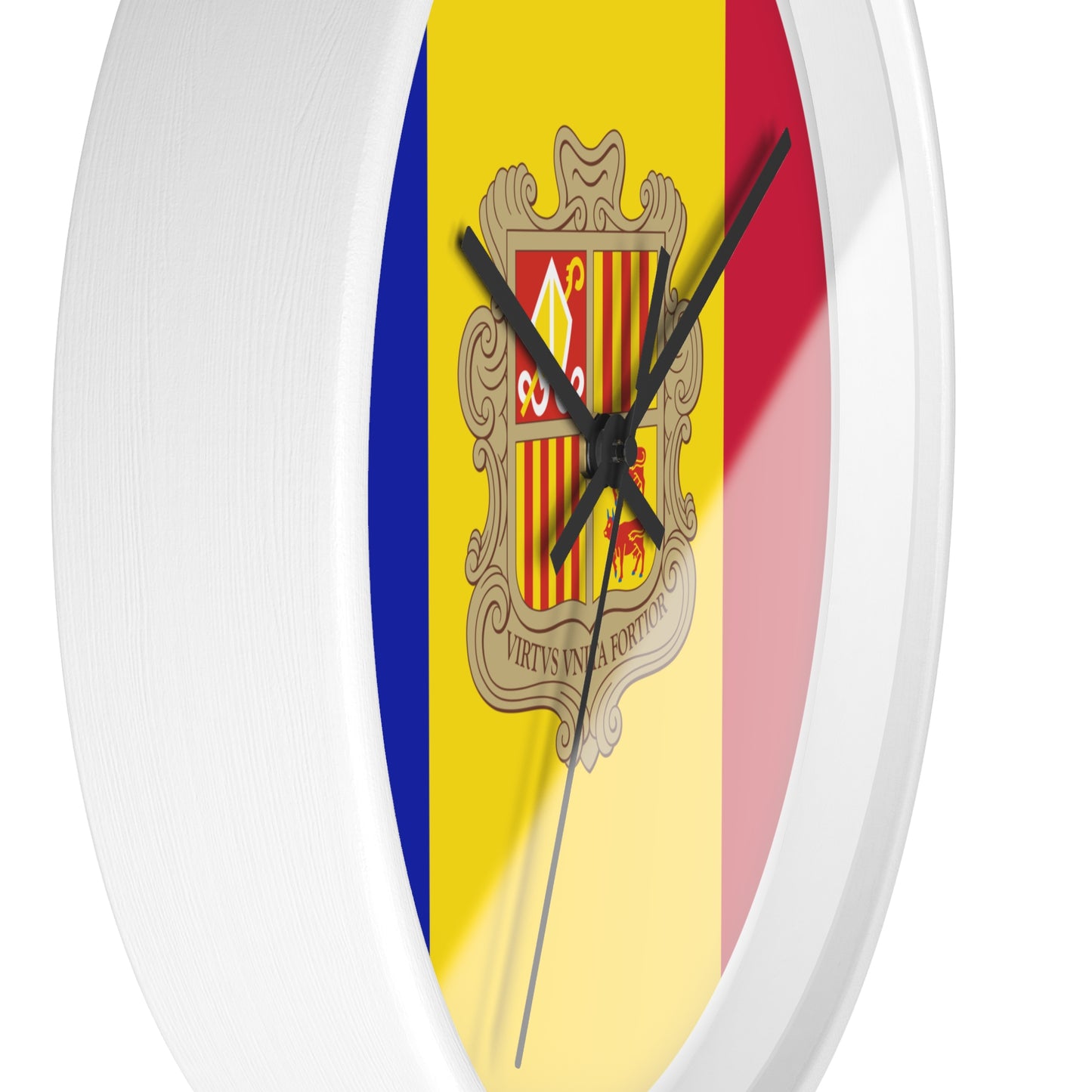 Andorra Flag Wall Clock - Vibrant Home Decor for National Pride & Celebrations