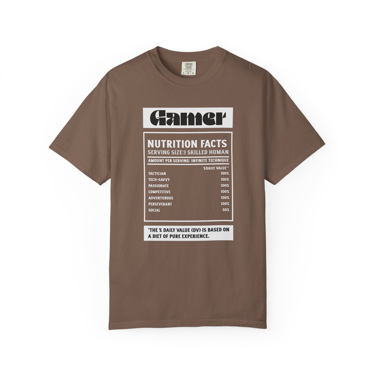 Gamer Nutrition Facts Unisex T-Shirt