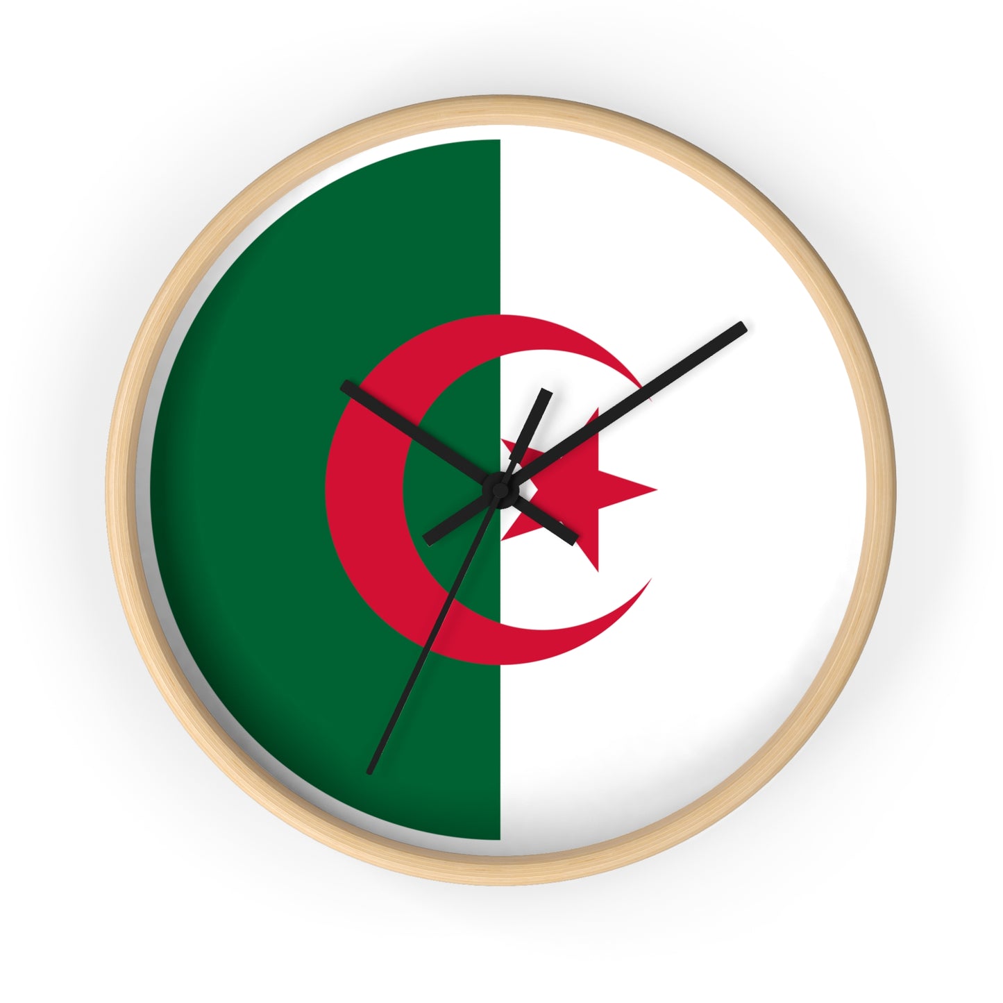Algerian Flag Wall Clock - Stylish Home Decor for National Pride