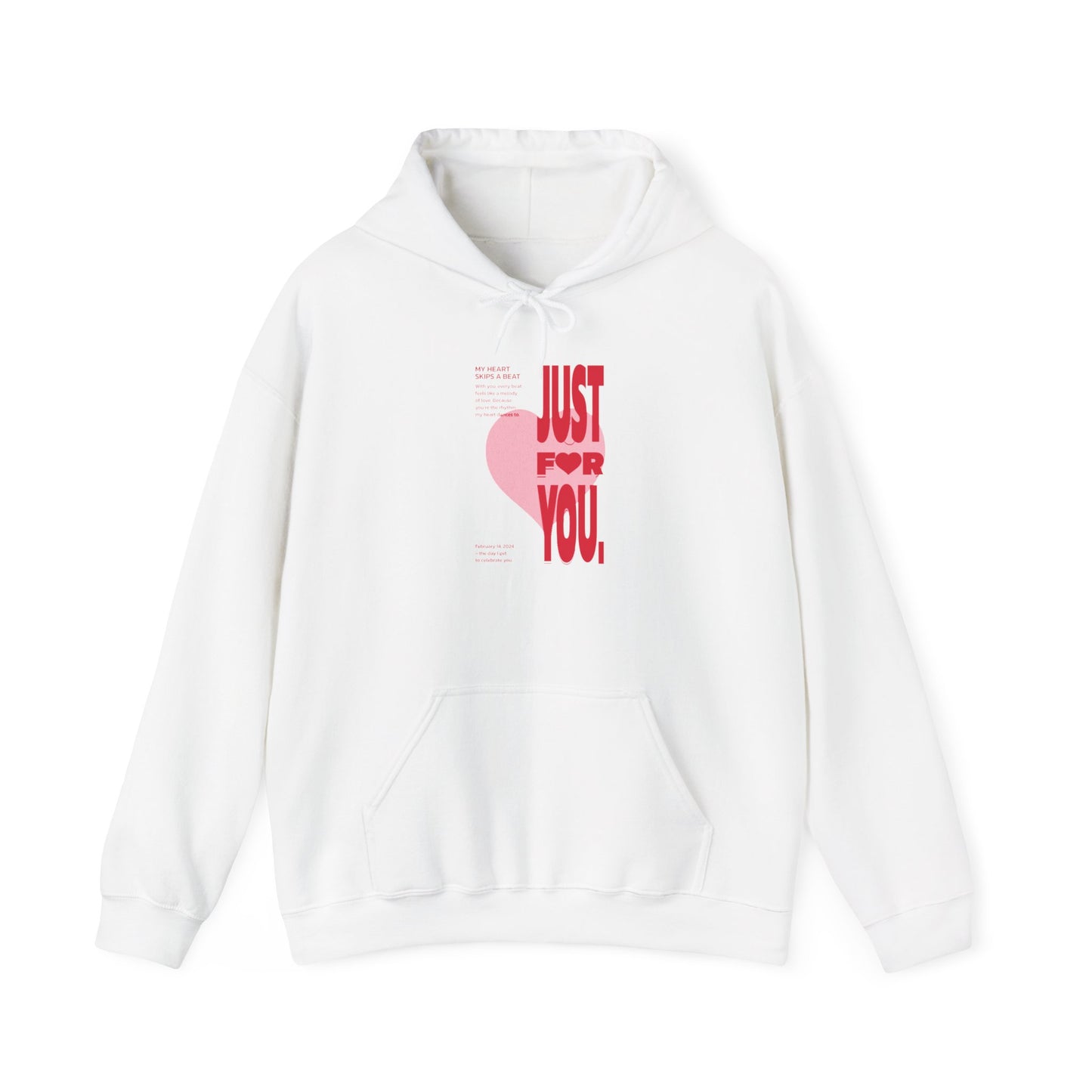 Women Love Story Hooded - "Just For You" Valentine's Day Vibe