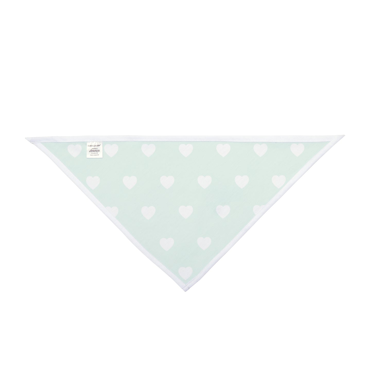 Love Heart Pattern Pet Bandana - Cute Puppy Accessory