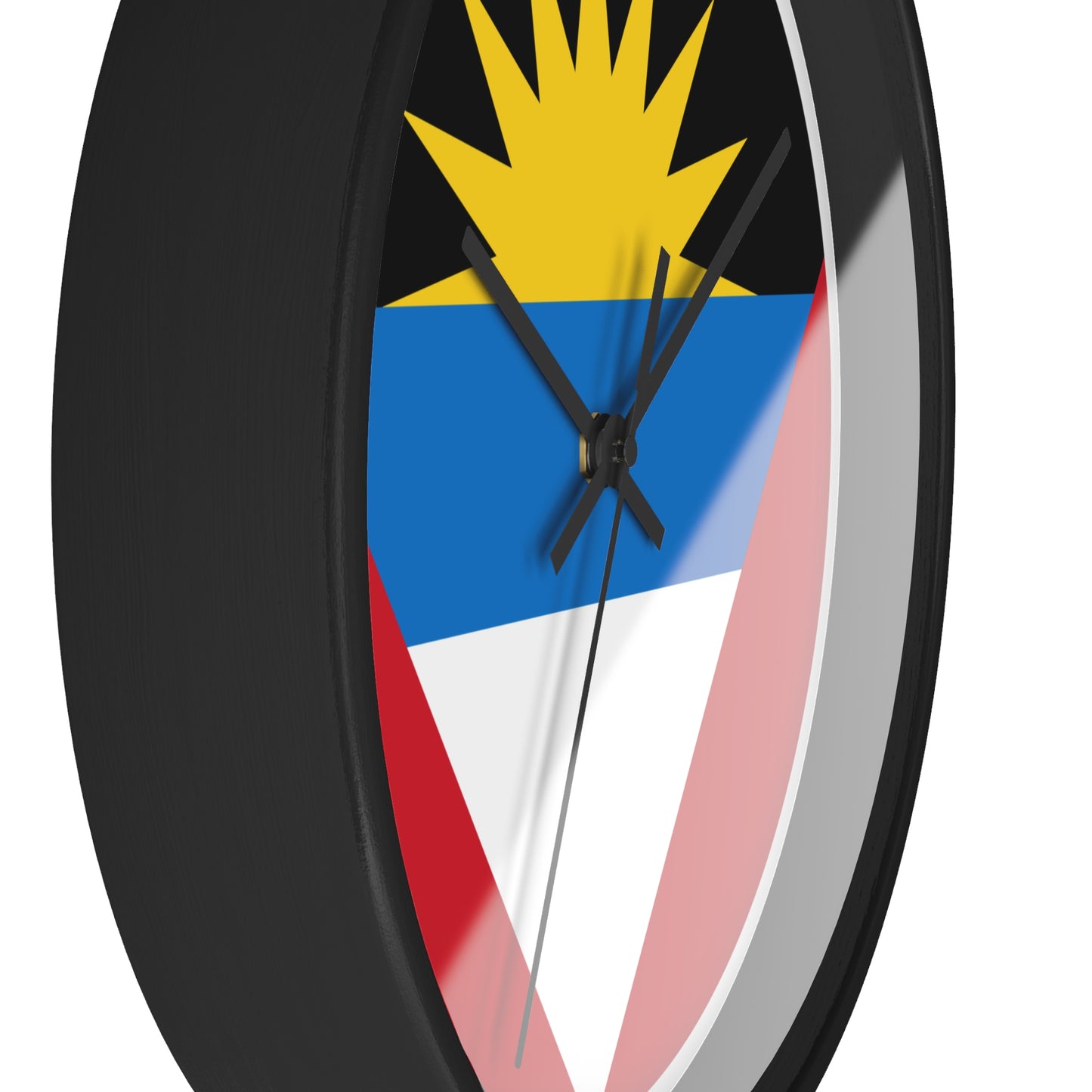 Antiguan Flag Wall Clock - Vibrant Timepiece for Home Decor