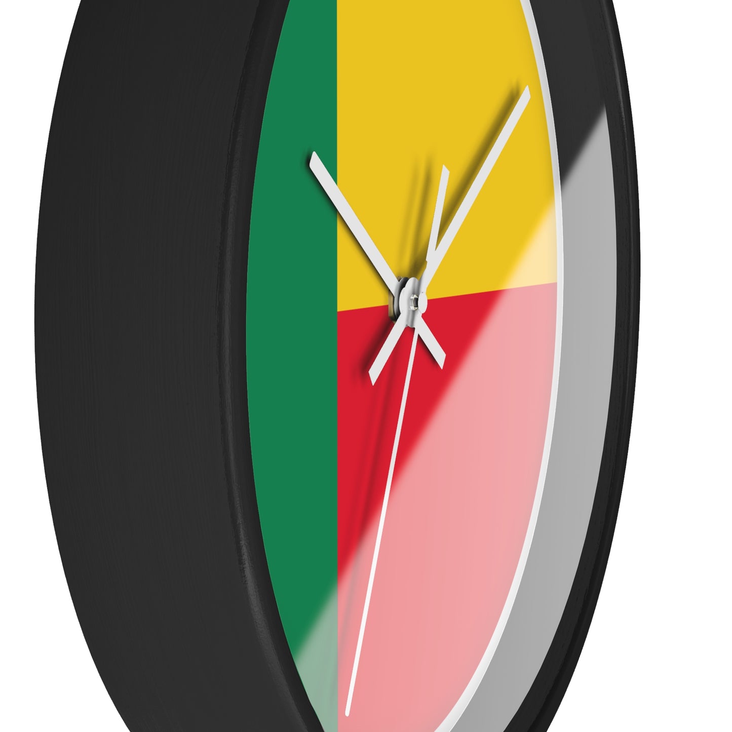 Benin Flag Wall Clock - Vibrant Home Décor for Cultural Enthusiasts