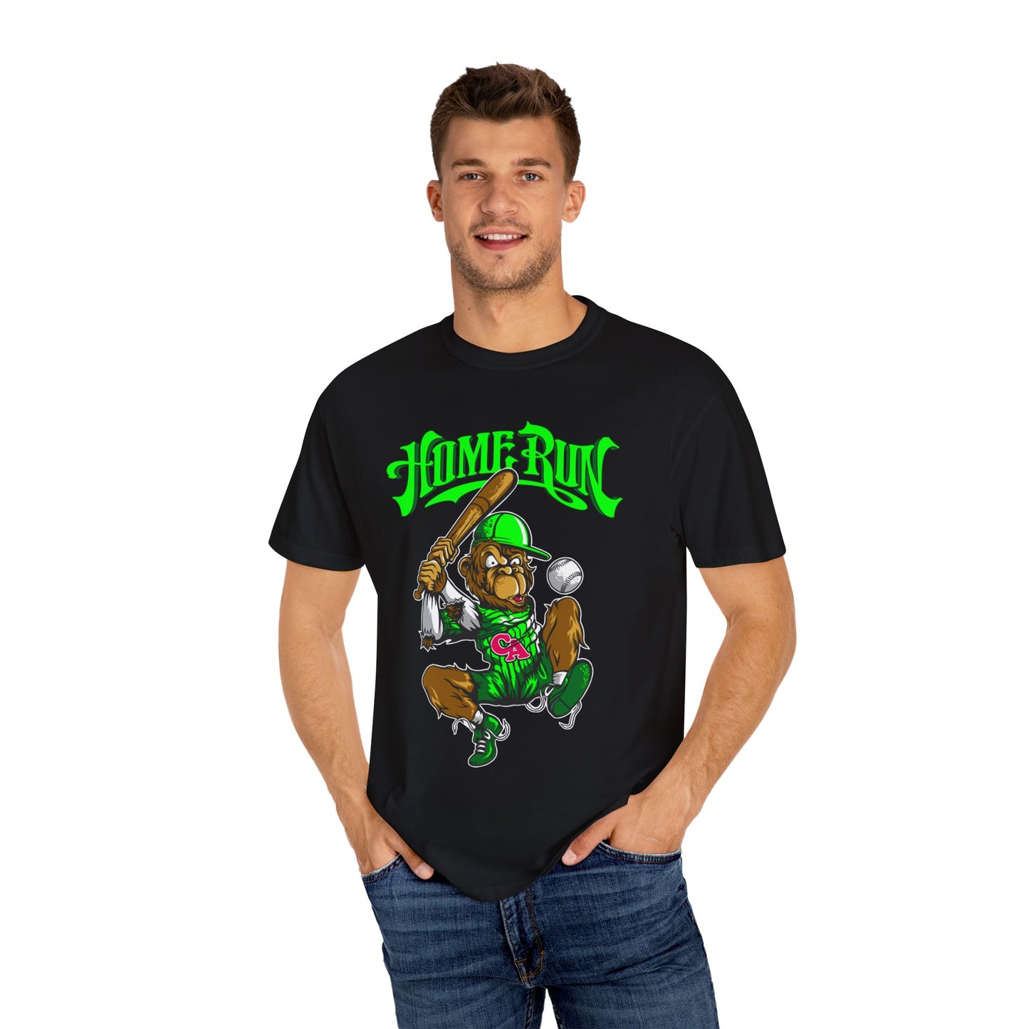 Unisex T-Shirt Home Run Retro Baseball Graphic Tee
