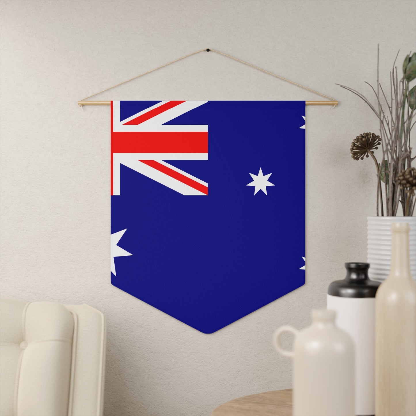 Australia Flag Pennant - Vibrant Wall Decor