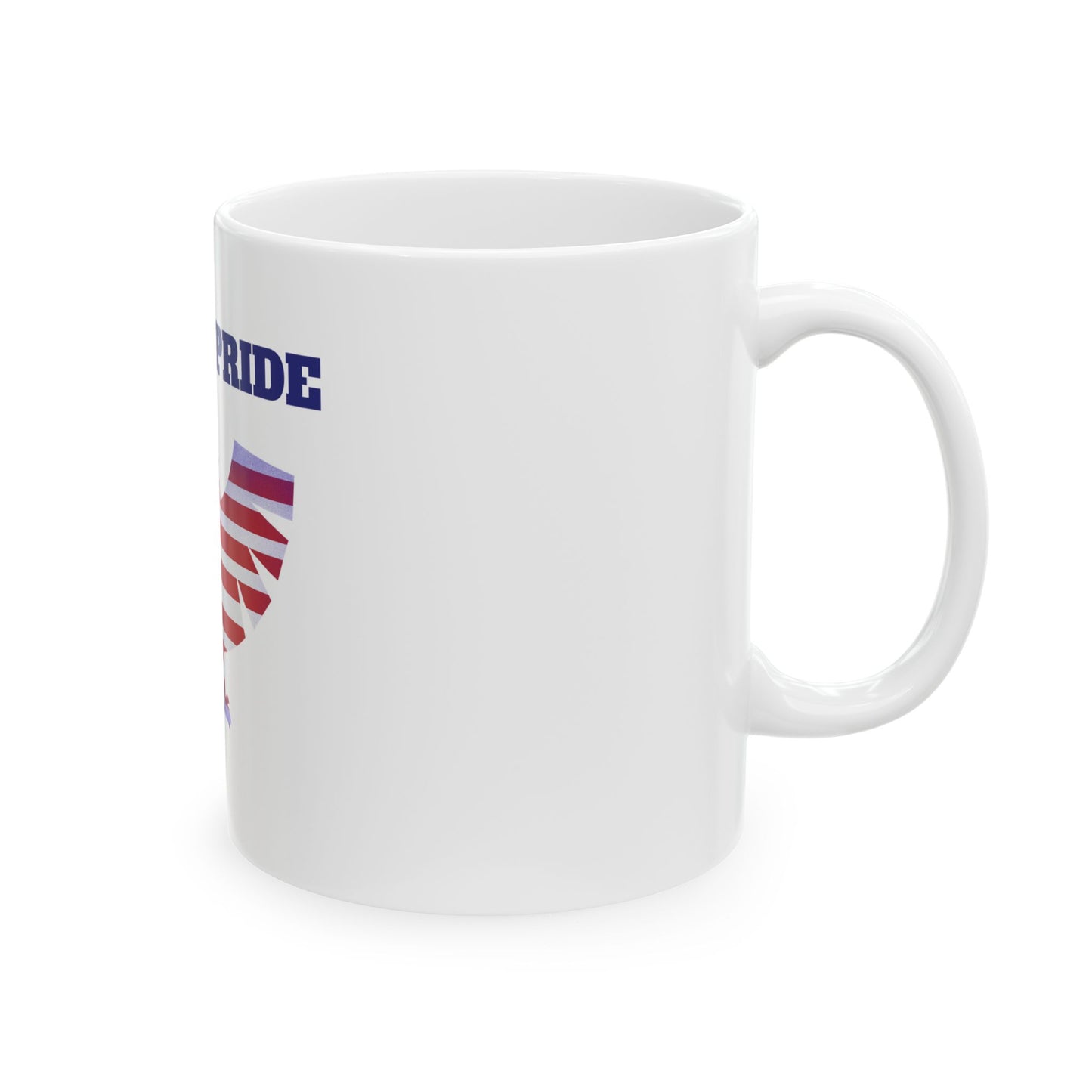 Patriotic Pride Ceramic Mug 11oz - Perfect for Fourth of July & Celebrations