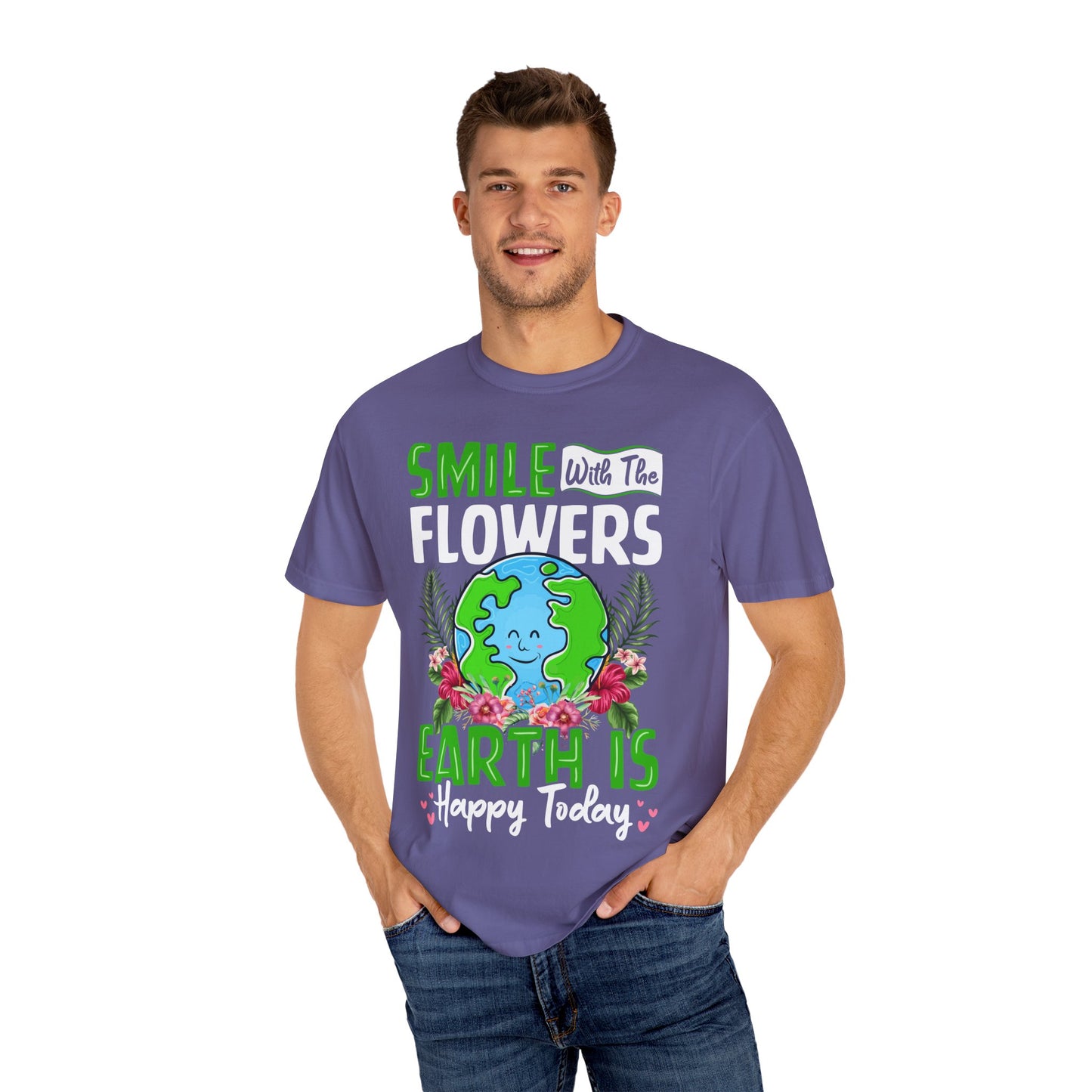 Women's T-Shirt Smile with the flowers