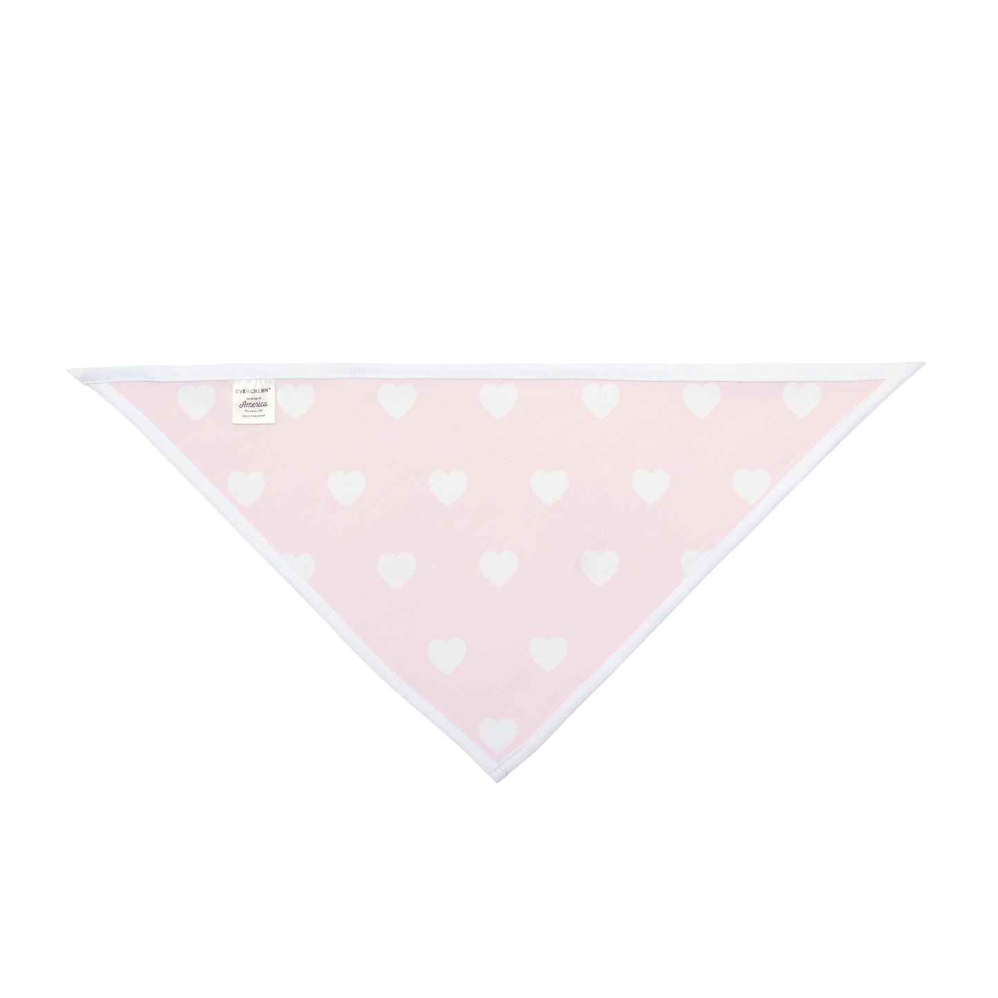 Love Heart Pattern Pet Bandana - Cute Puppy Accessory