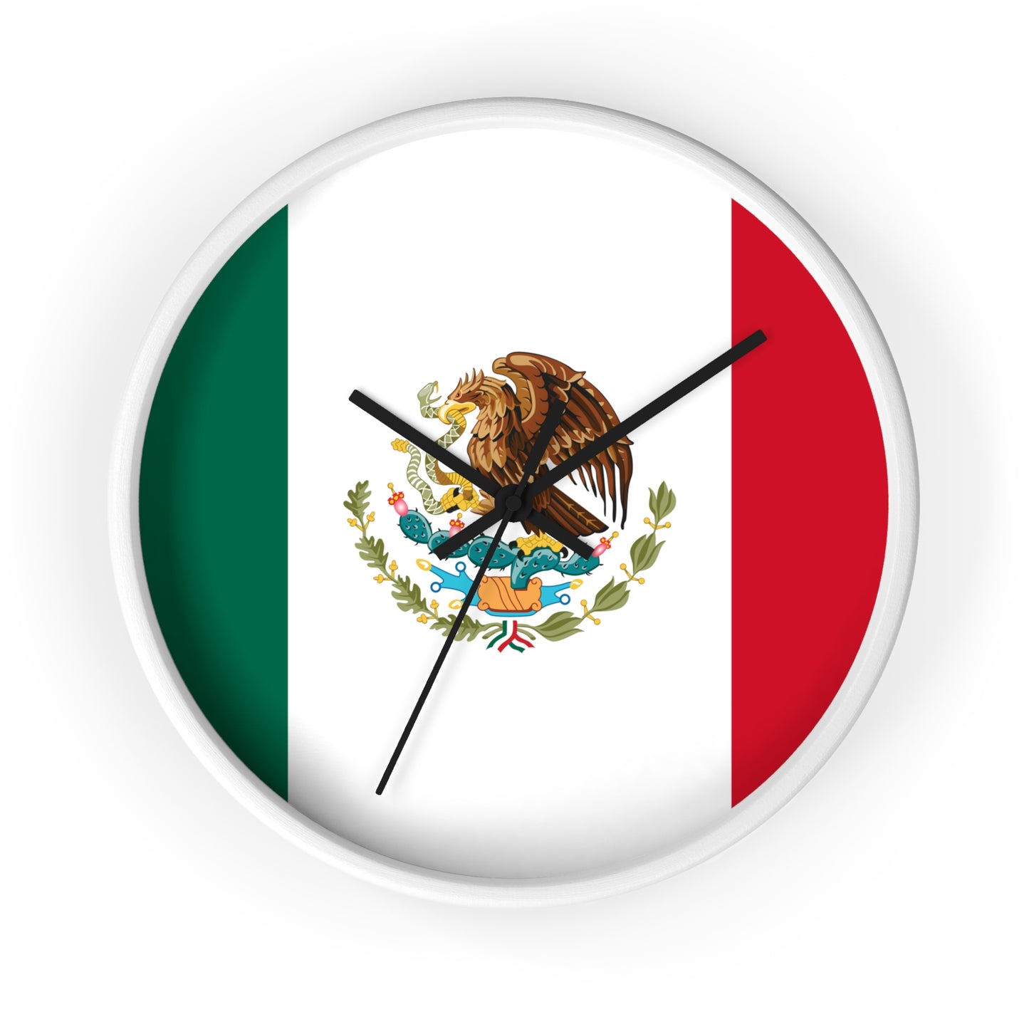 Mexican Flag Wall Clock - Celebrate Heritage and Time
