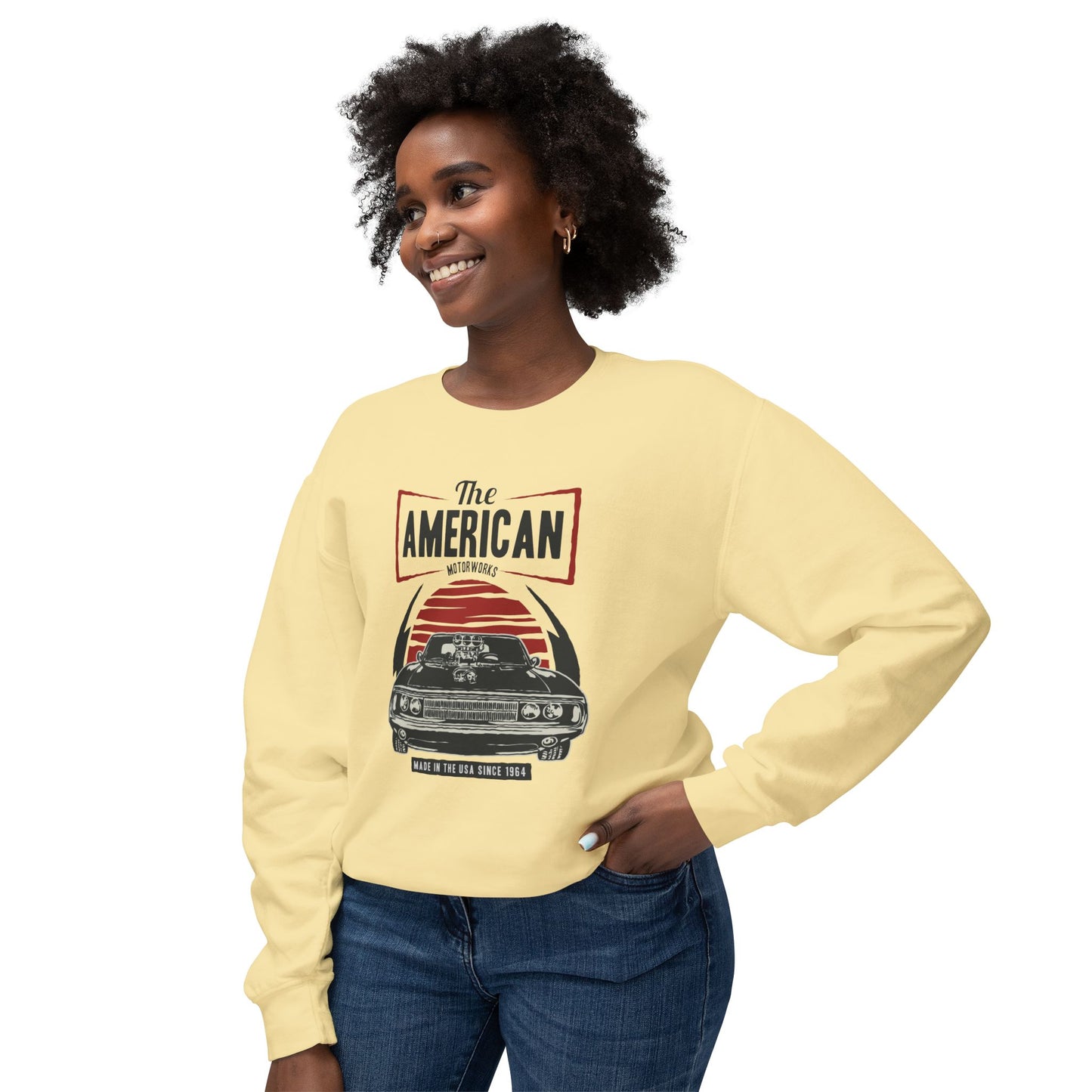 Men's Sweatshirt "The American Muscle Car"