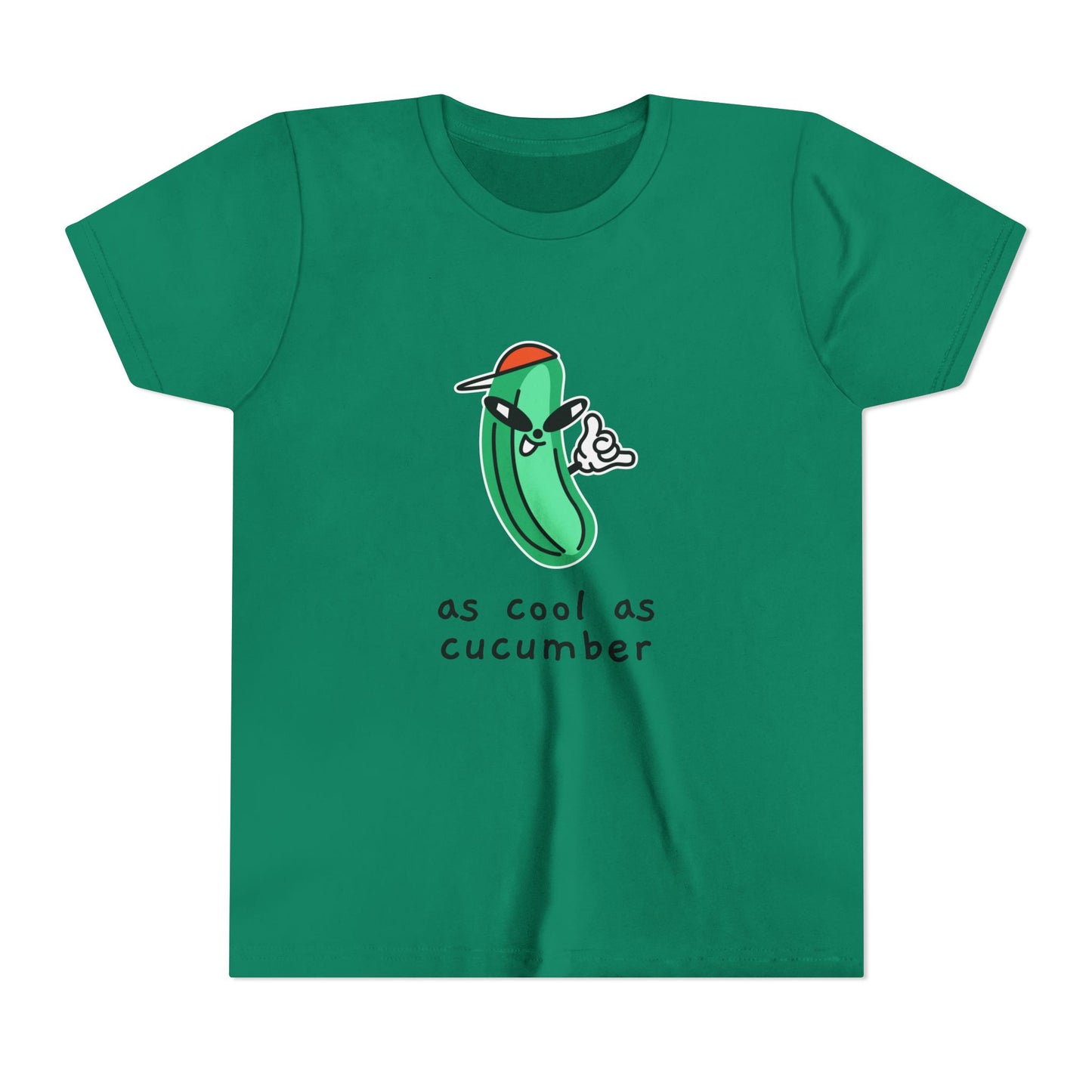 Fun T-shirt for Kids Cool Cucumber Youth Tee