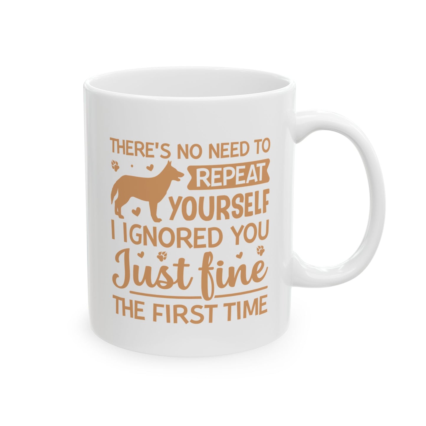 Inspirational Ceramic Mug for Pet Lovers - "You Just Need to Be Great"