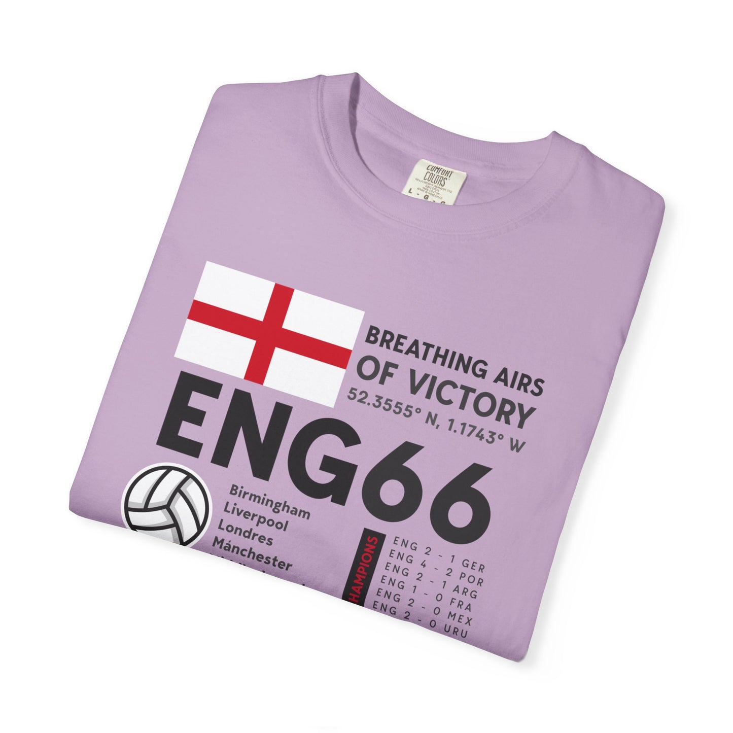 Unisex T-Shirt ENGLAND '66 Breathing Airs of Victory
