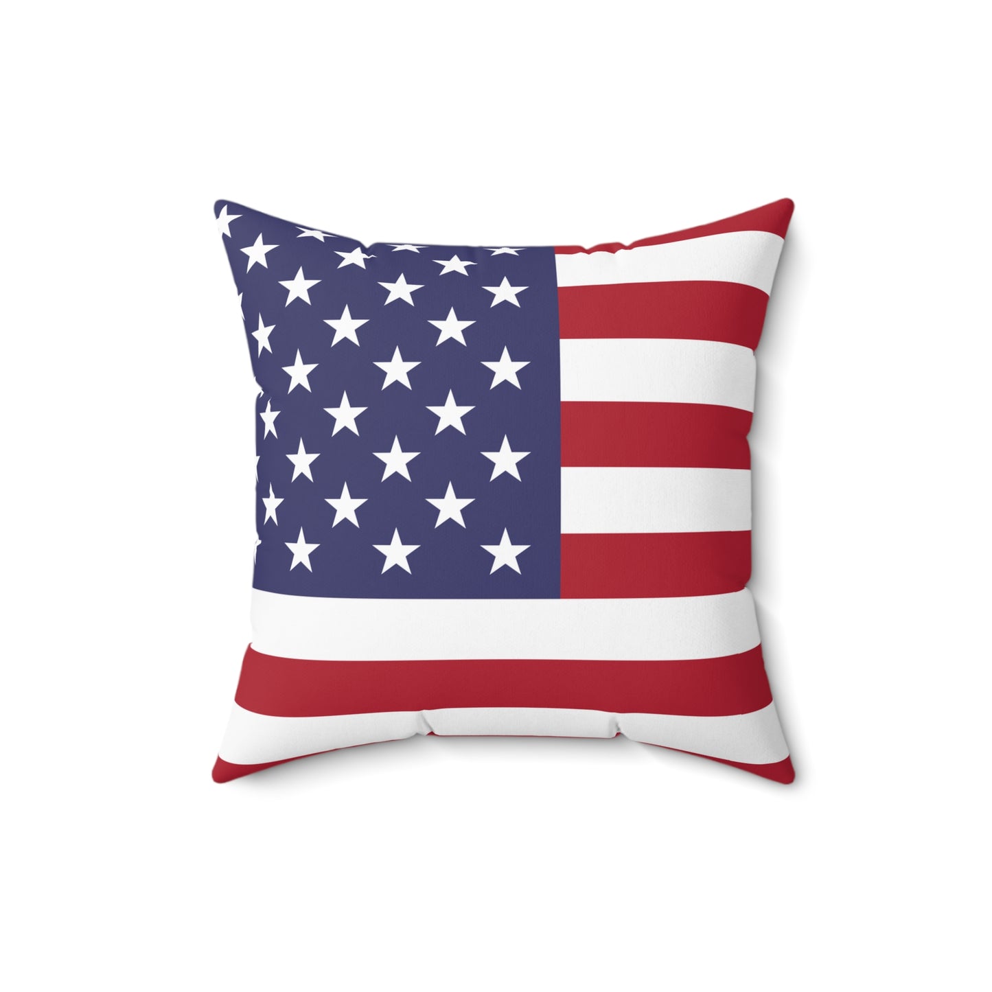 Patriotic American Flag Square Pillow – Perfect for Home Decor