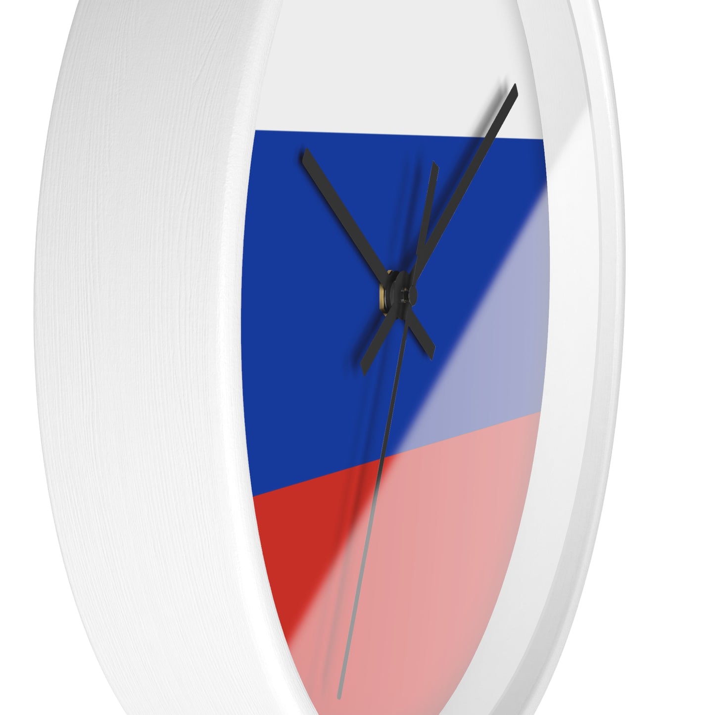 Russian Flag Wall Clock - Modern Decorative Timepiece for Home or Office