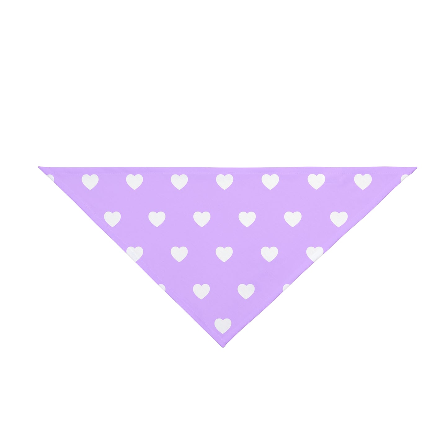 Love Heart Pattern Pet Bandana - Cute Puppy Accessory