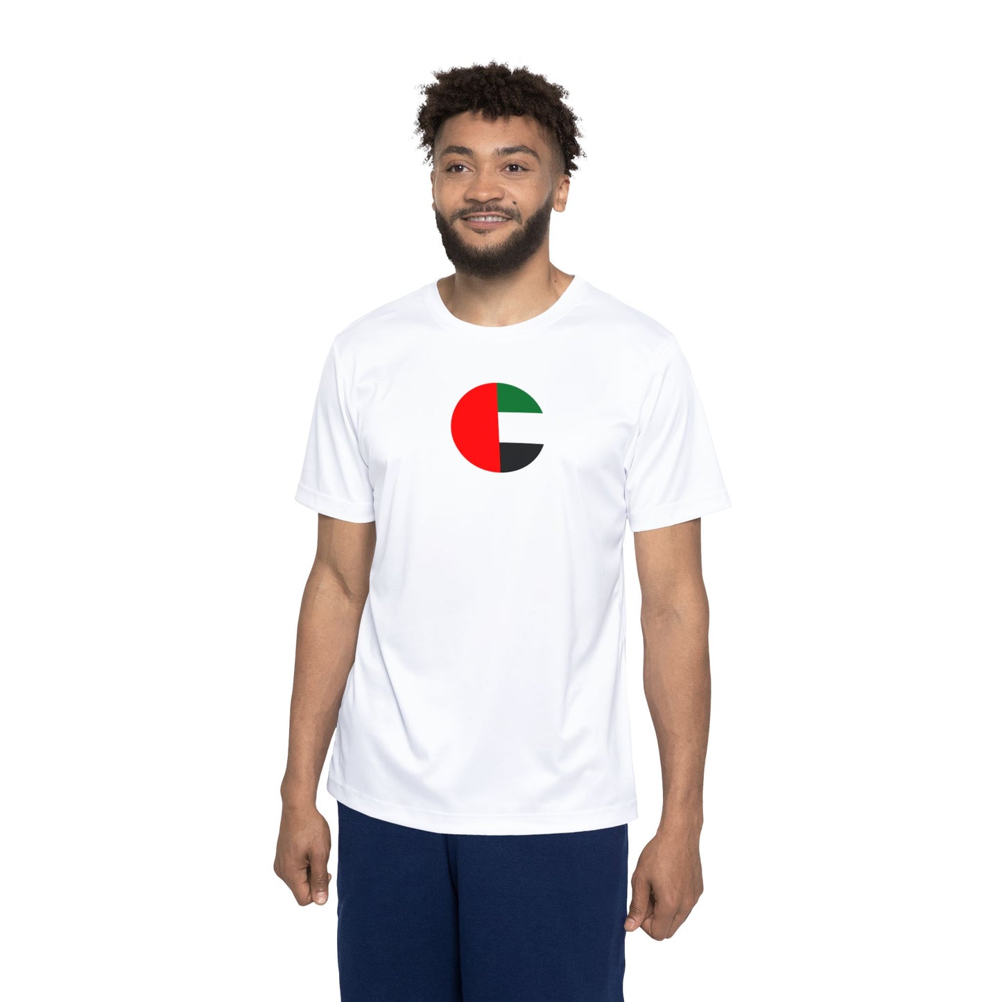 Men's Sports Jersey with United Arab Emirates UAE Eagle Emblem