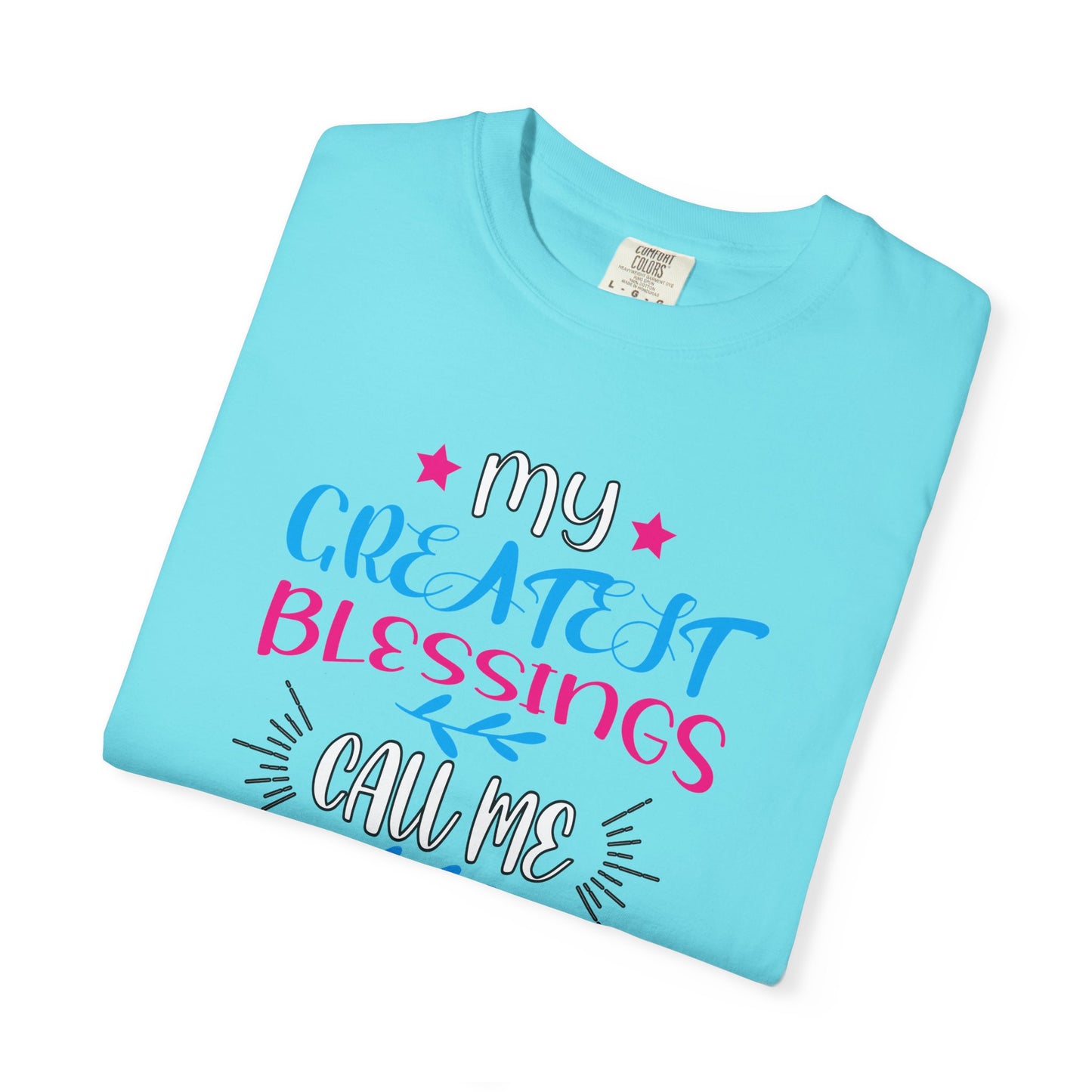 Men's Fatherhood Personalized Blessings T-Shirt