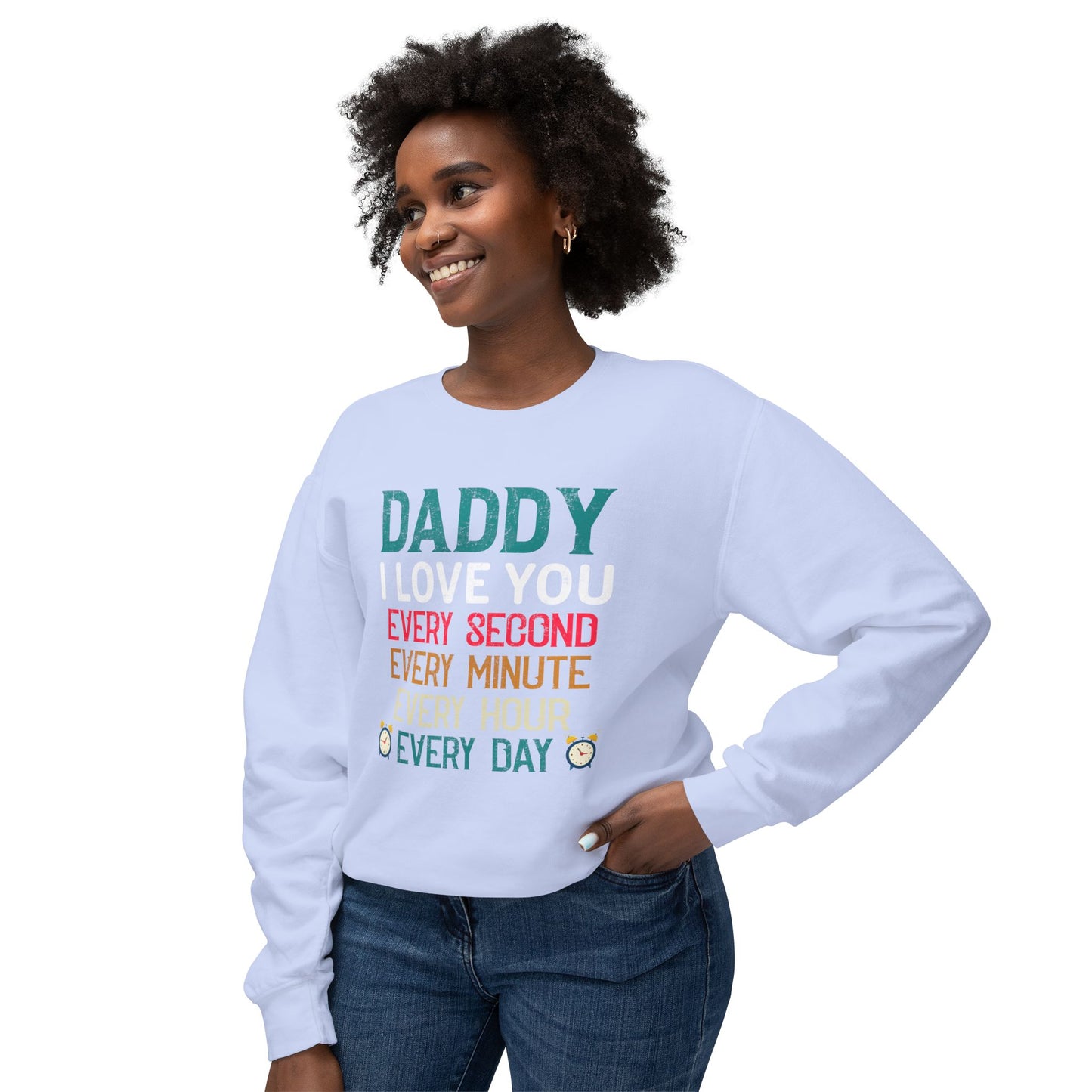 Unisex Daddy Love Sweatshirt - Perfect for Father's Day and Everyday Wear