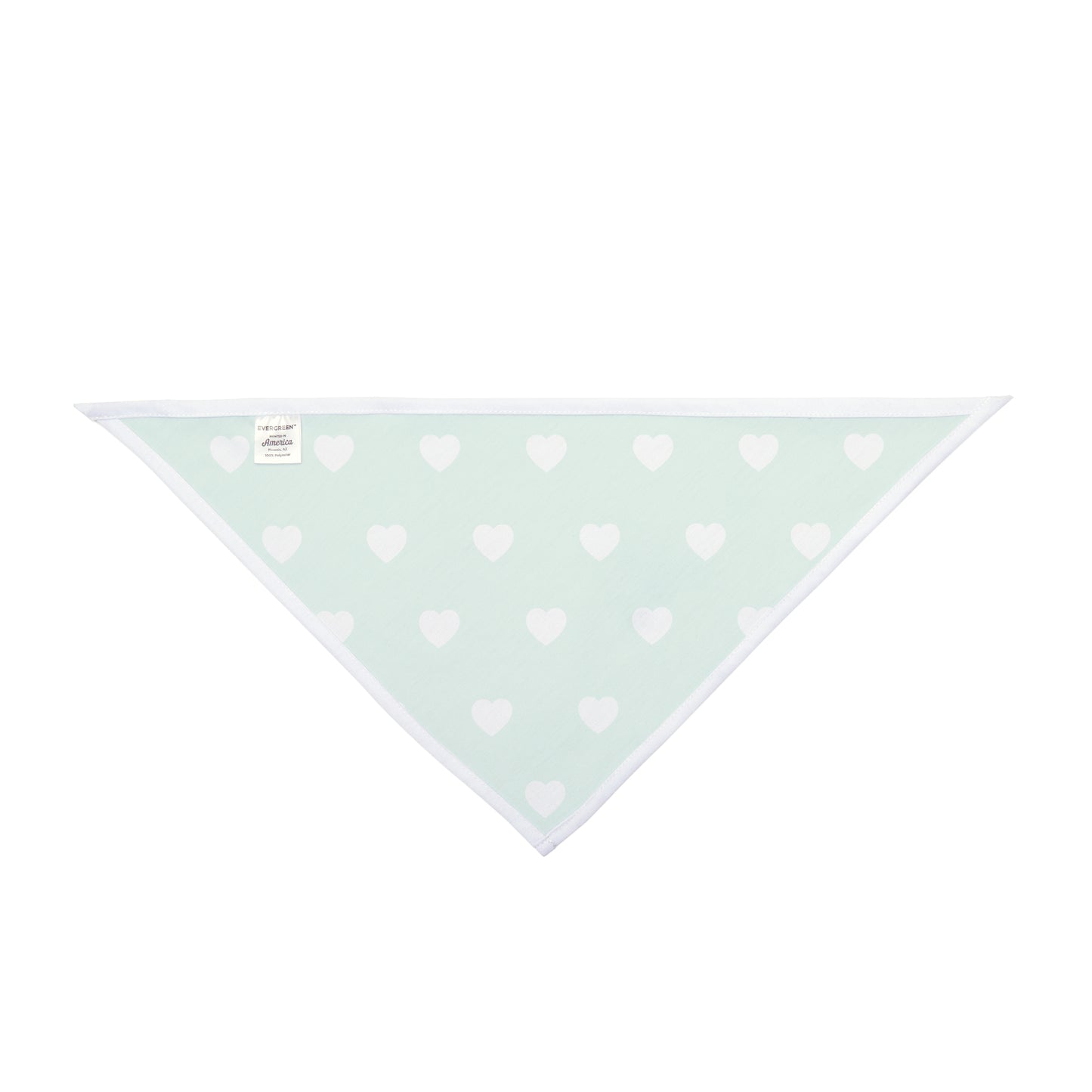 Love Heart Pattern Pet Bandana - Cute Puppy Accessory