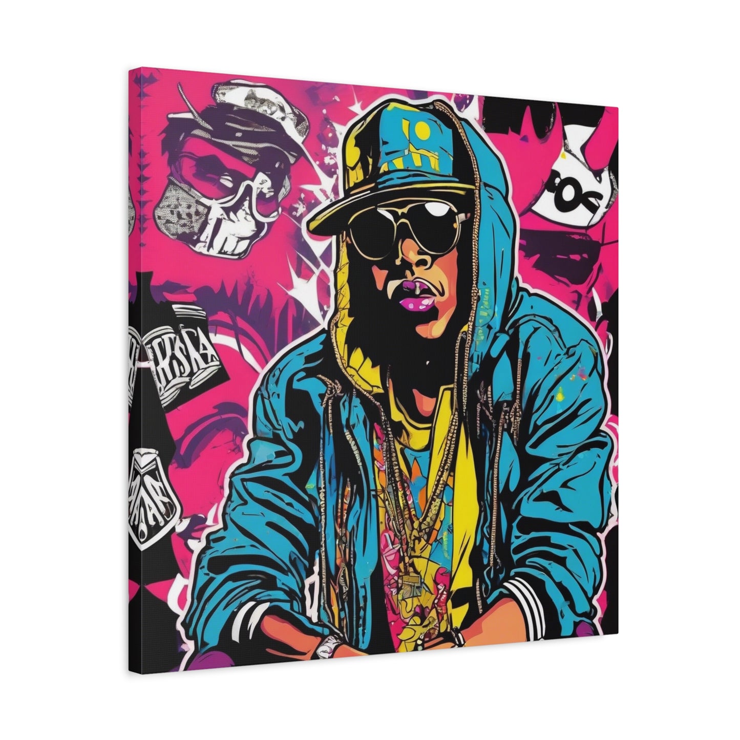 Urban Art Canvas Print: Vibrant Hip-Hop Street Style