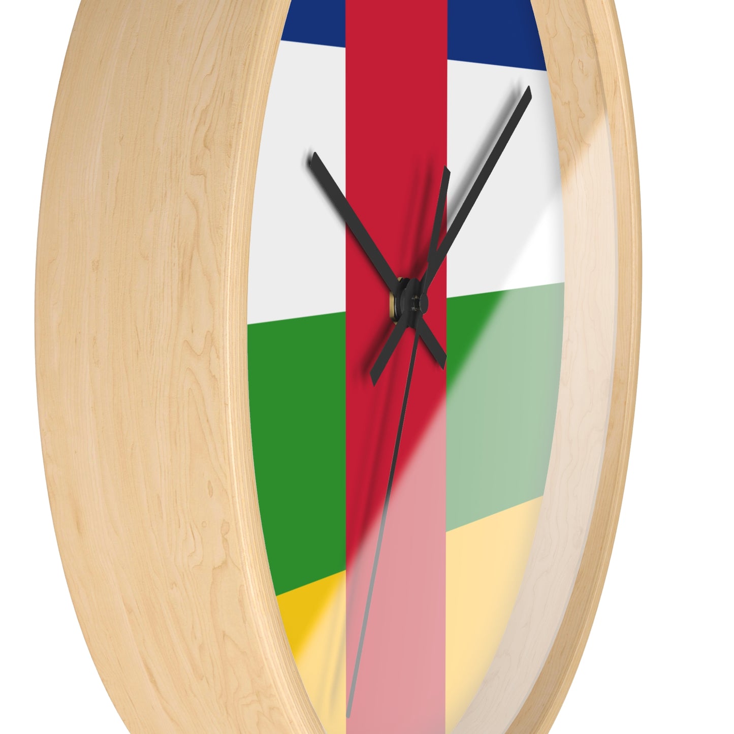 Central African Republic Flag Wall Clock - Stylish Home Decor