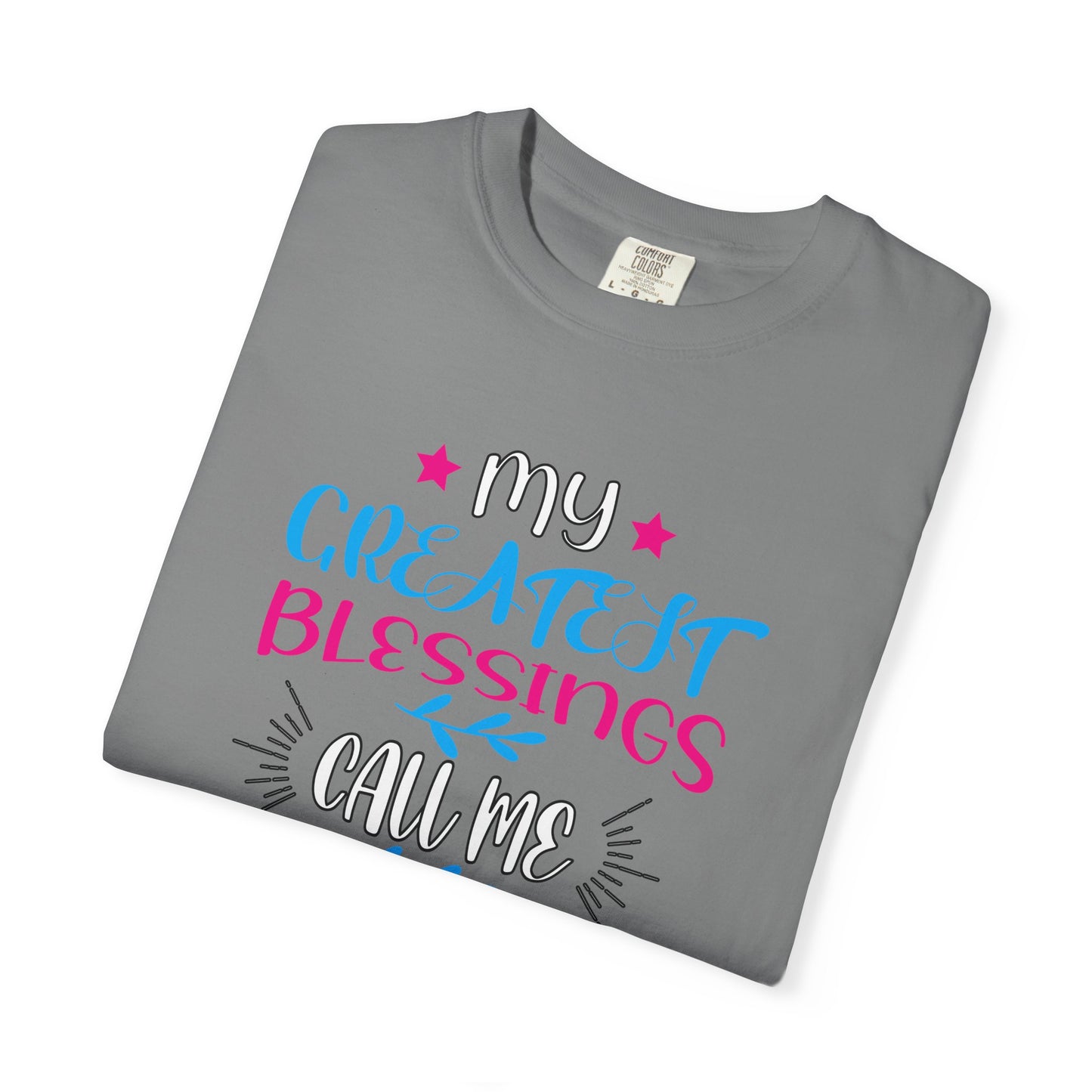 Men's Fatherhood Personalized Blessings T-Shirt