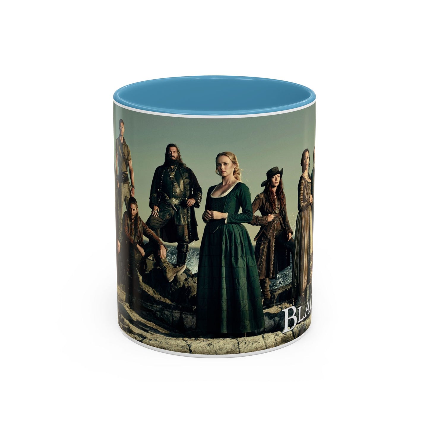 Black Sails Accent Coffee Mug - 11oz & 15oz | For Fans of Adventure & Pirates