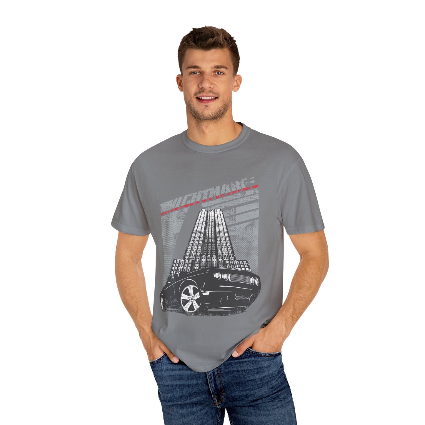Vintage Car Graphic Unisex T-Shirt - Dream Big Design for Car Fans