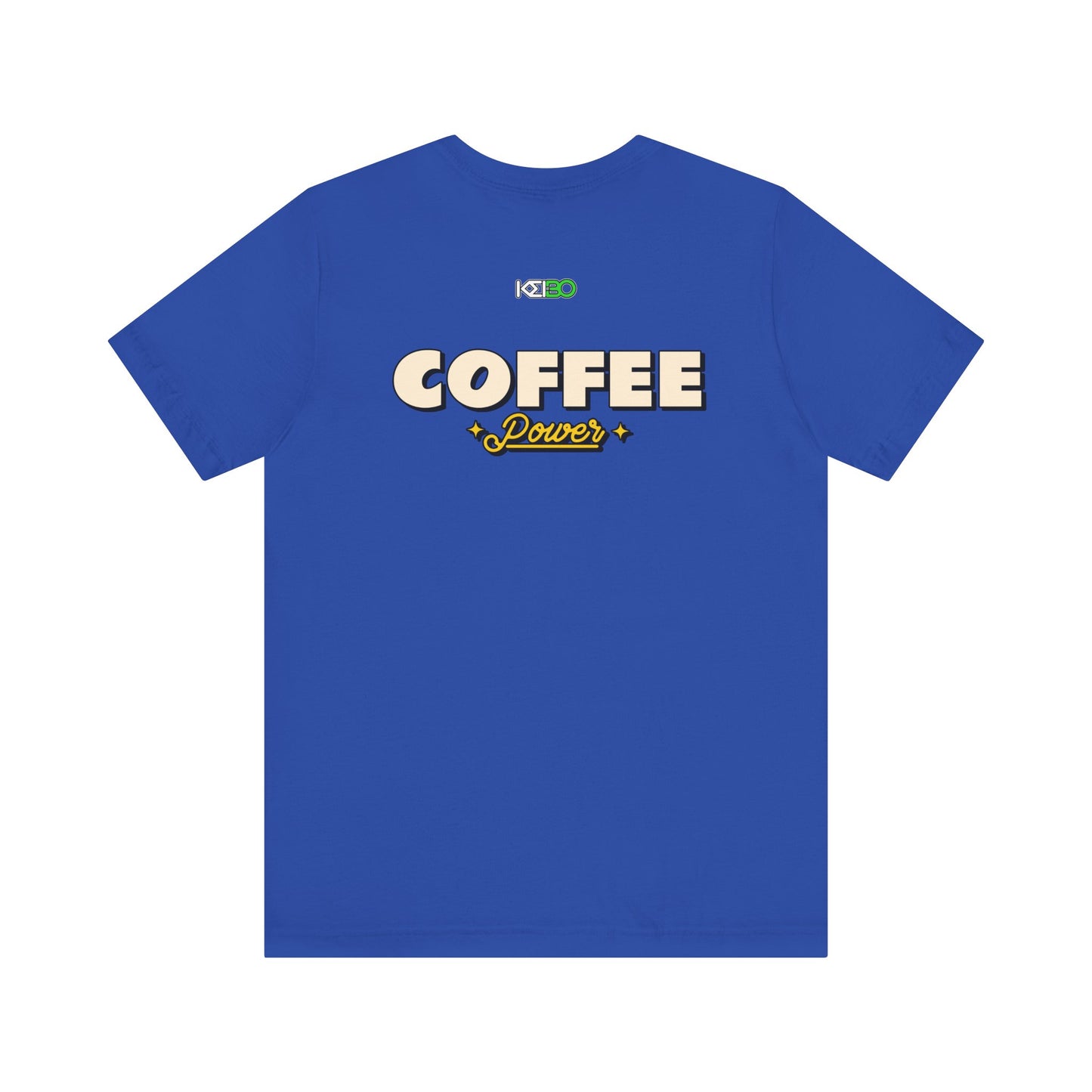 Coffee Power Unisex Jersey Tee - Fun Graphic Shirt for Coffee Lovers
