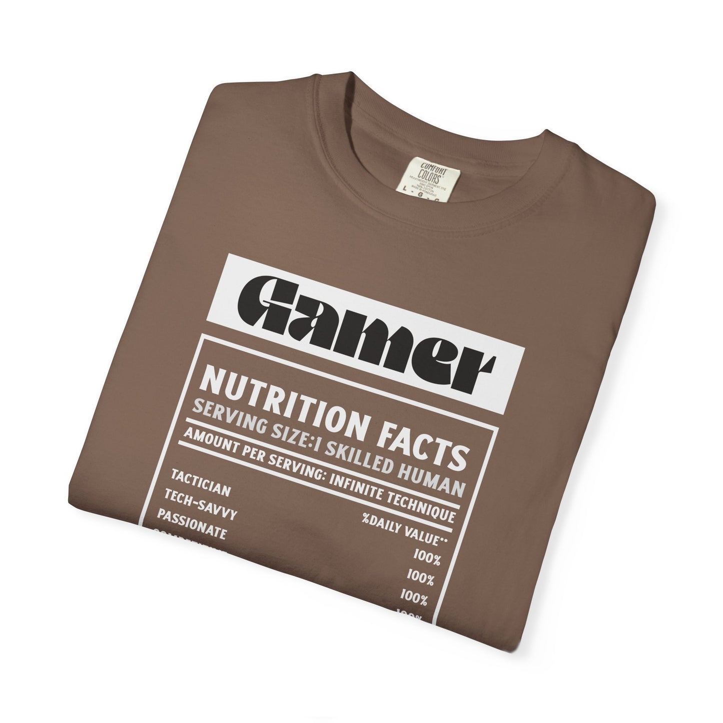 Gamer Nutrition Facts Unisex T-Shirt