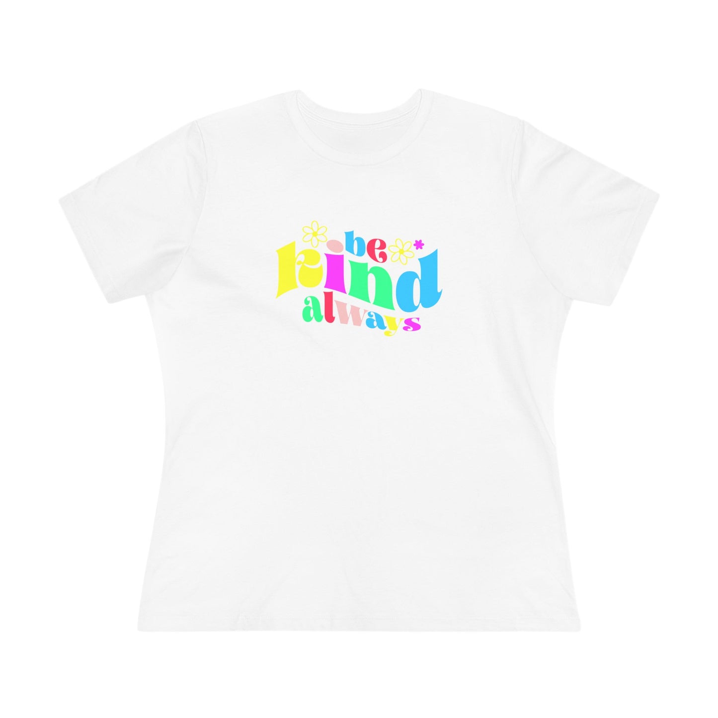 Inspirational Women's Cotton T-shirt - 'Be Kind Always'
