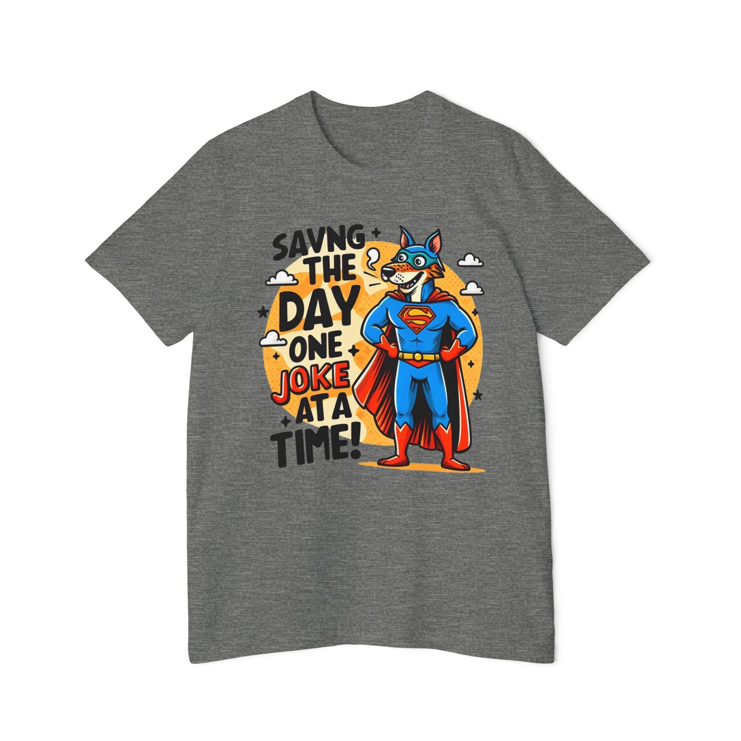 Funny Superhero Dog Jersey Men's T-Shirt – Stylish Dog Lover Tee