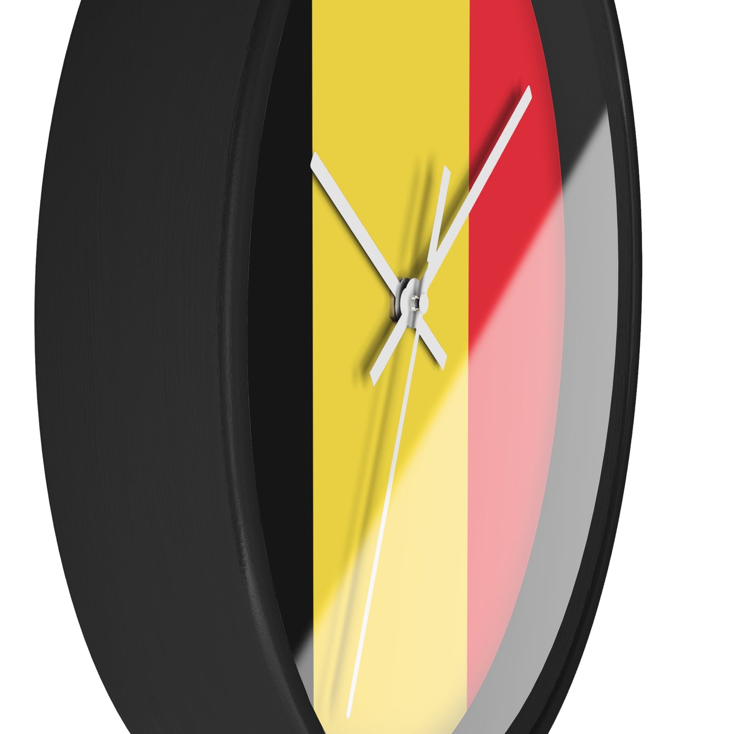 Belgian Flag Wall Clock - Timeless Home Decor for Belgium Lovers