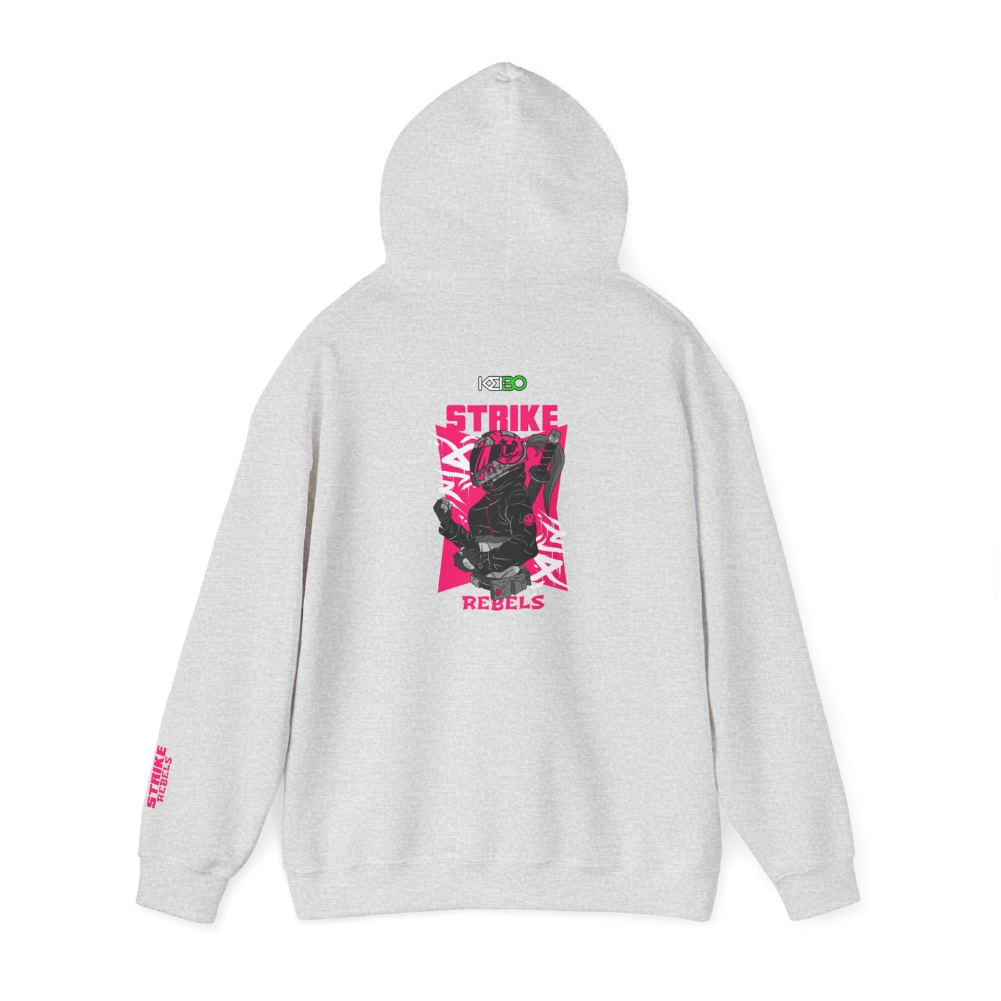 Men Rebellious Graphic Hooded Sweatshirt