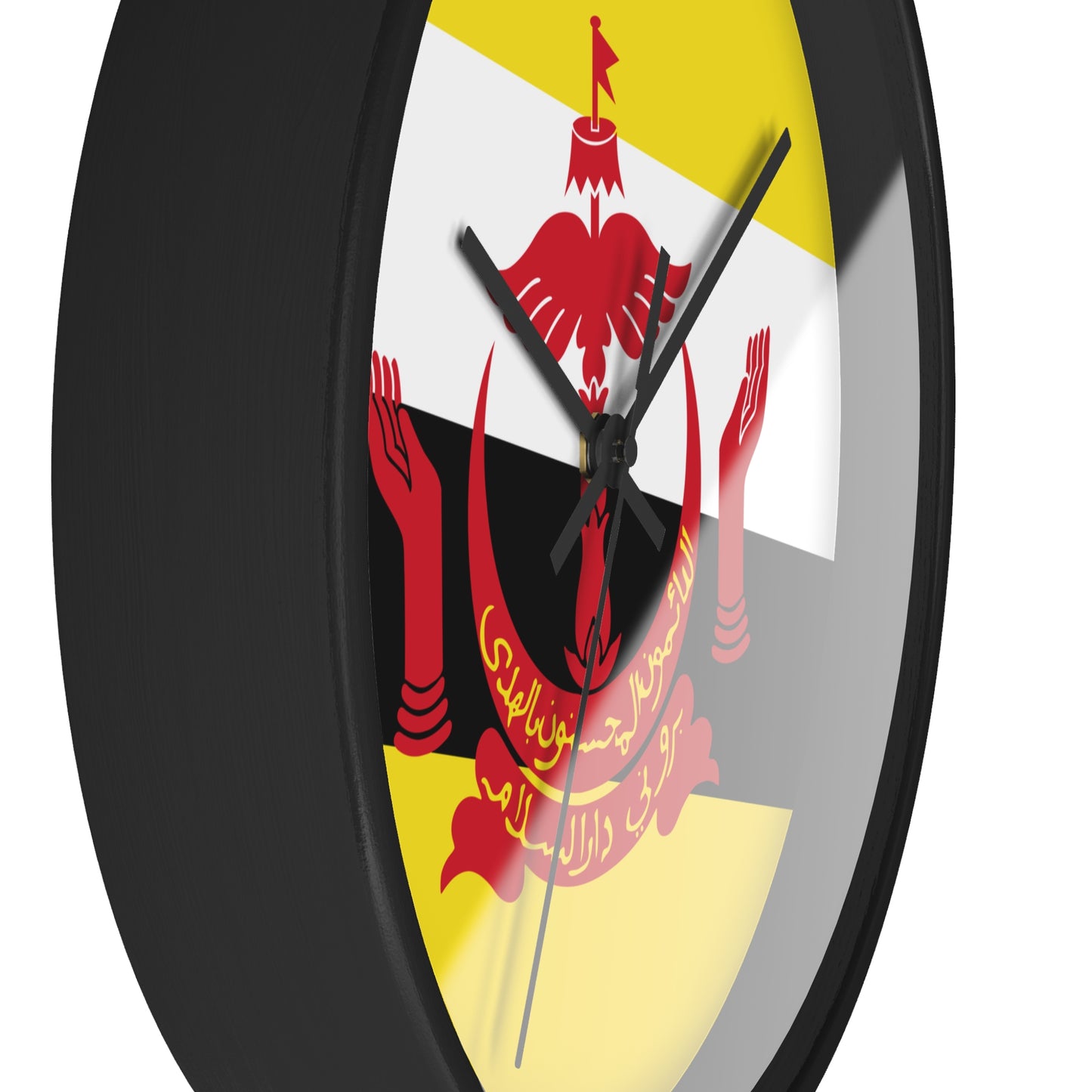 Brunei Flag Wall Clock - Unique Home Decor for Cultural Enthusiasts