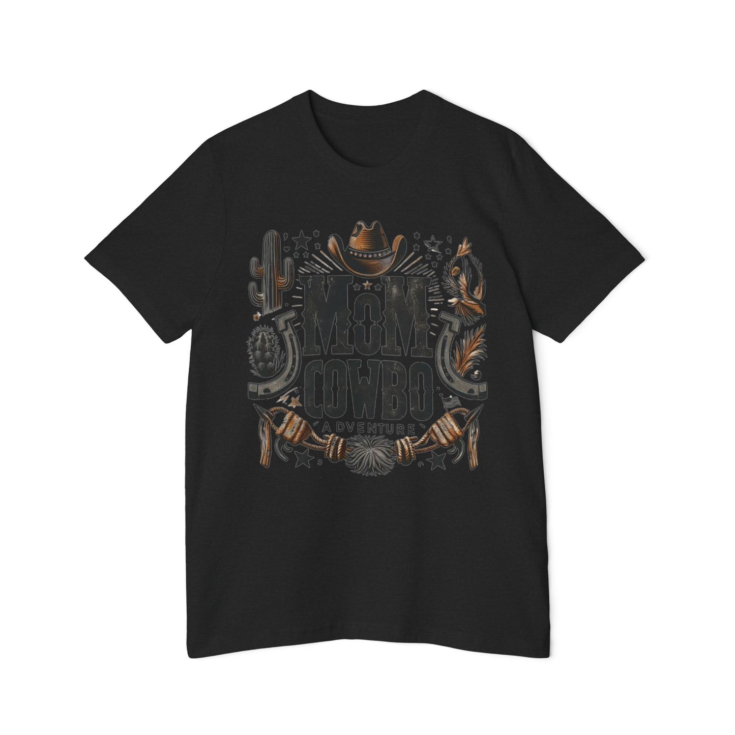Mom Cowboy T-Shirt for Women – USA-Made Western Enthusiast Tee