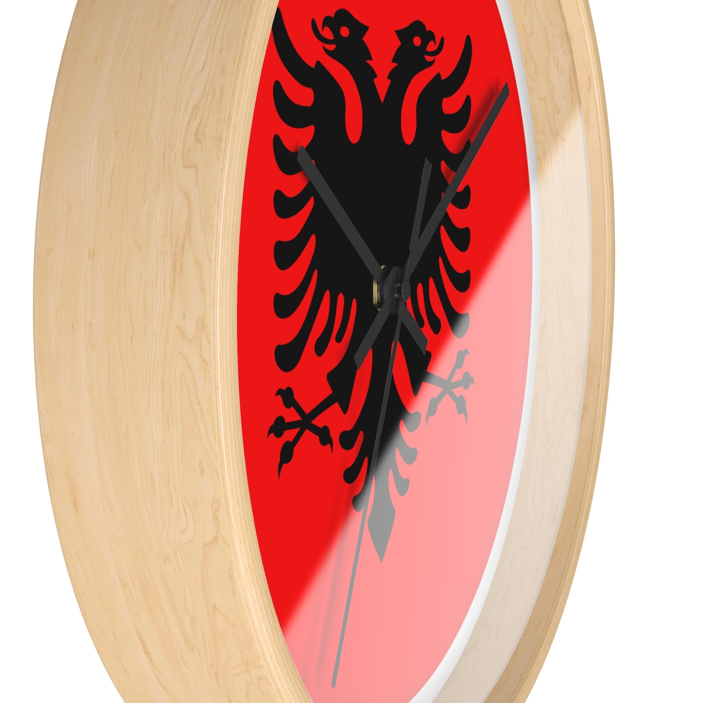 Albanian Eagle Wall Clock | Home Decor | Unique Gift for Albania Enthusiasts