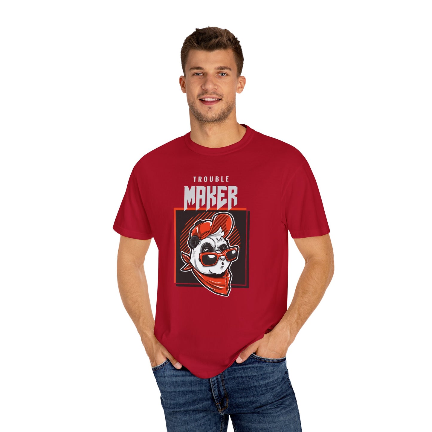 Men's Graphic T-Shirt Trouble Maker Playful & Bold