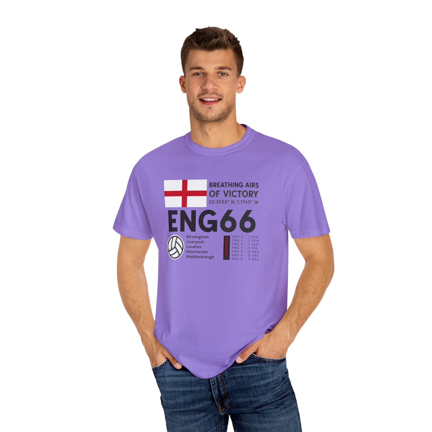 Unisex T-Shirt ENGLAND '66 Breathing Airs of Victory