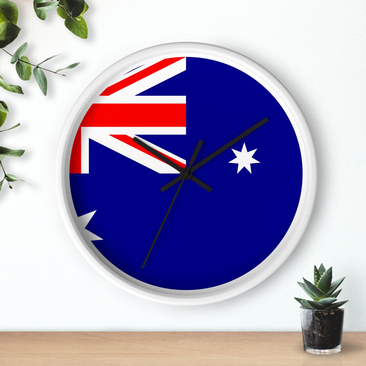 Australia Flag Wall Clock – Stylish Home Decor for Aussie Pride