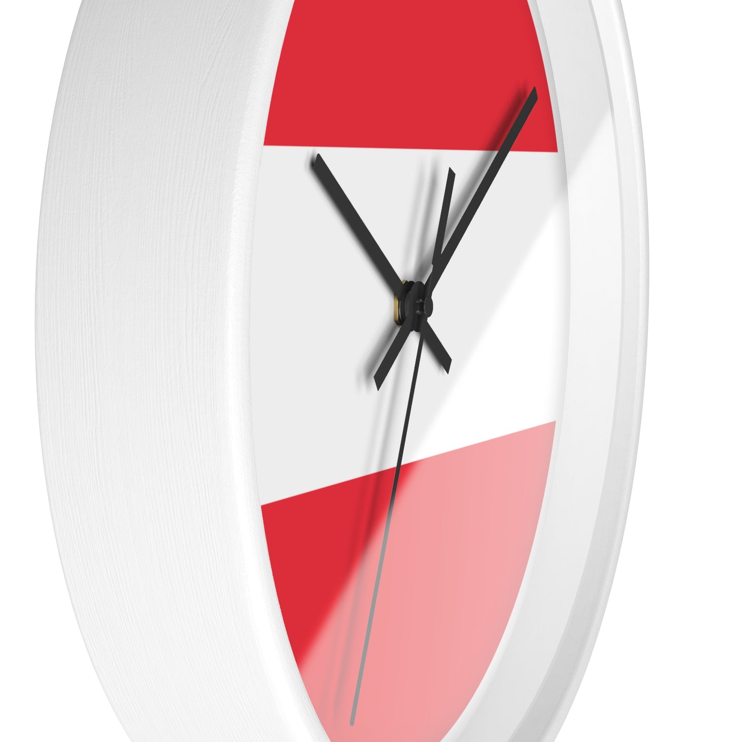 Austrian Flag Wall Clock - Unique Home Decor for Austria Lovers