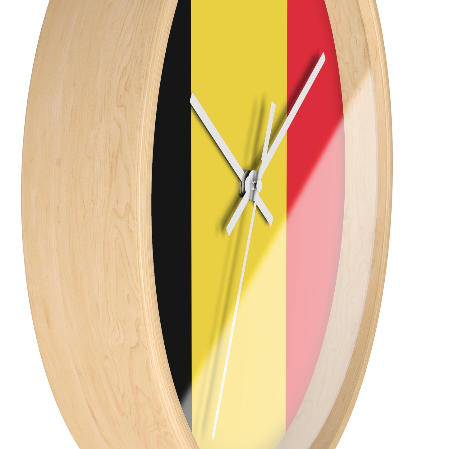Belgian Flag Wall Clock - Timeless Home Decor for Belgium Lovers