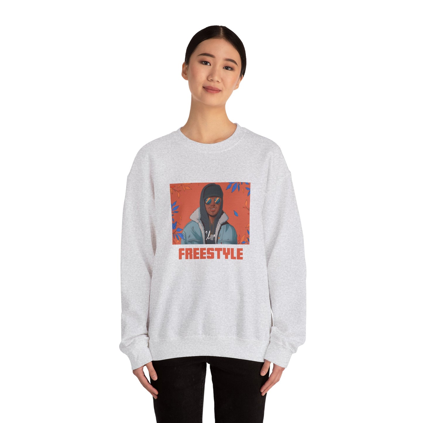 Mens Freestyle Artist Crewneck Sweatshirt
