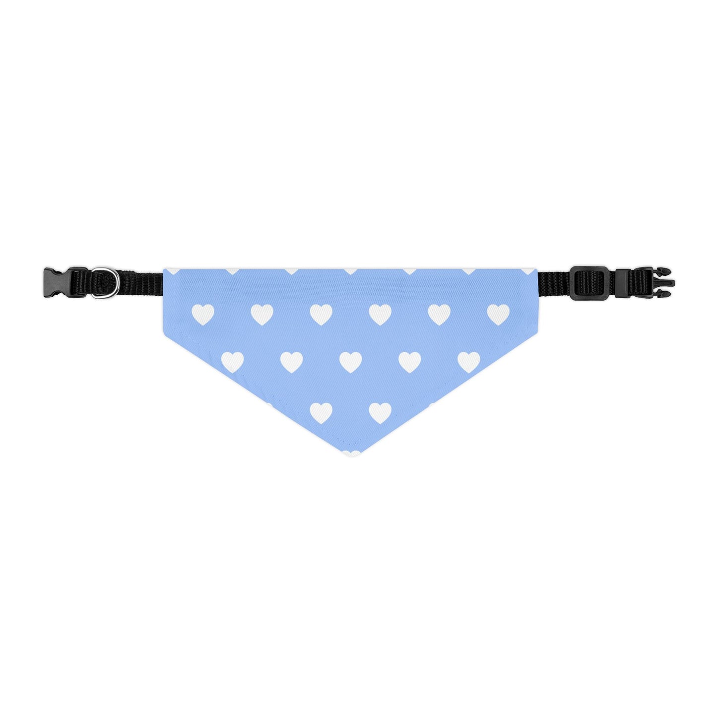 Love Heart Pattern Pet Bandana Collar for Dogs